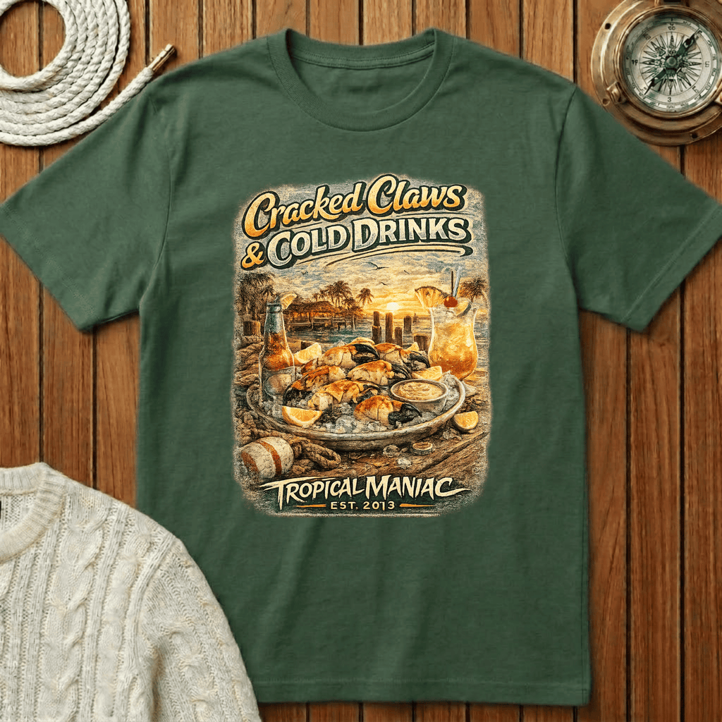 Cracked Claws & Cold Drinks T‑Shirt