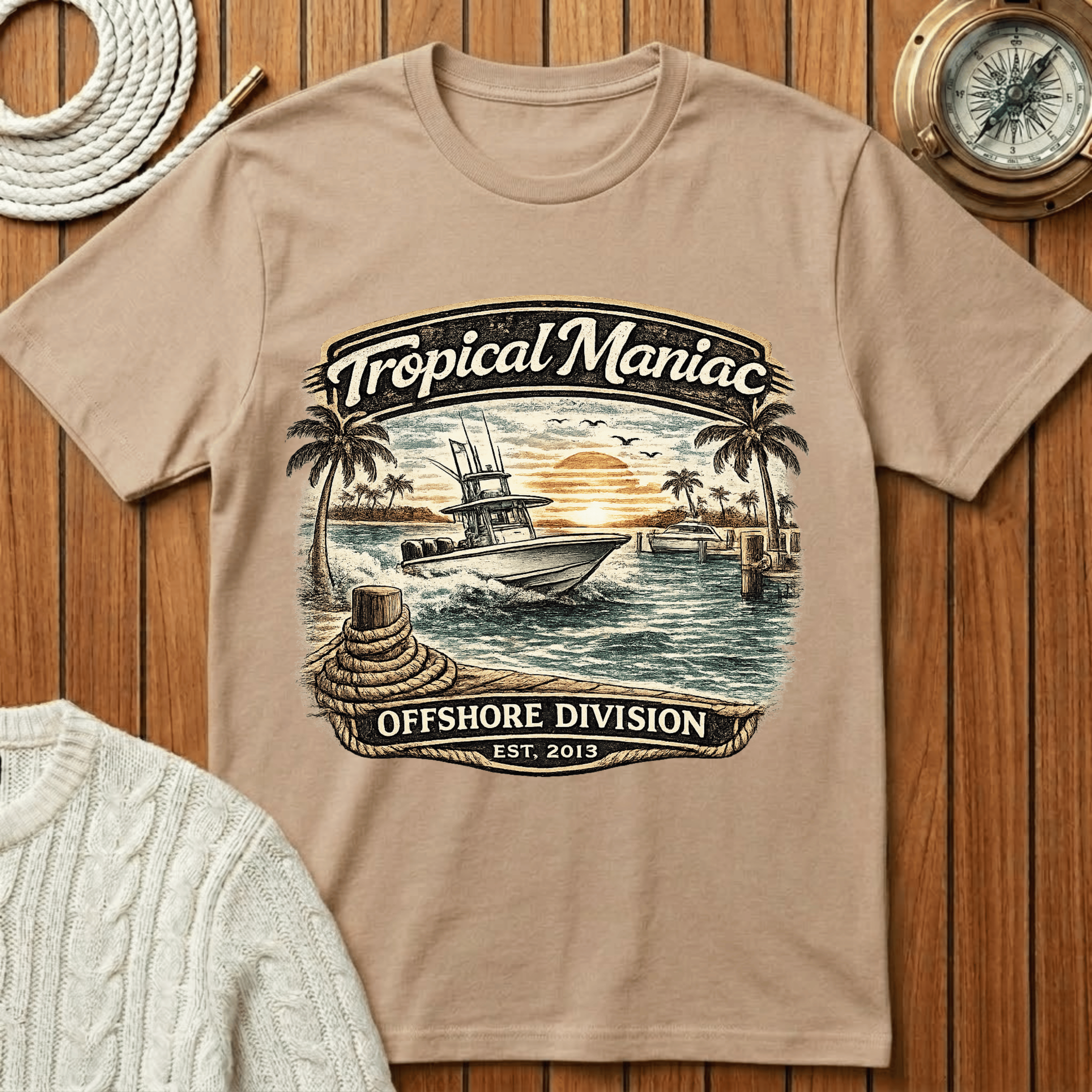 Tropical Maniac Offshore Division T-Shirt