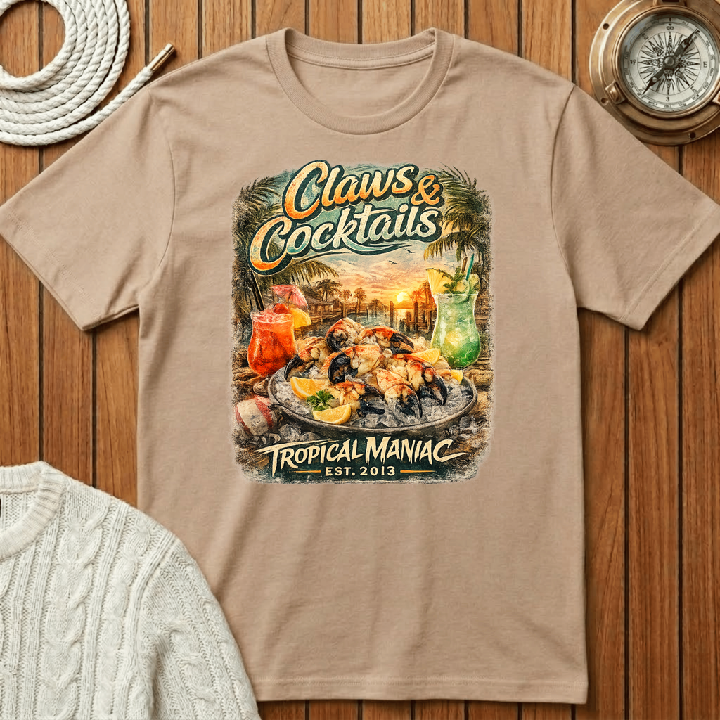 Claws & Cocktails Tropical T-Shirt