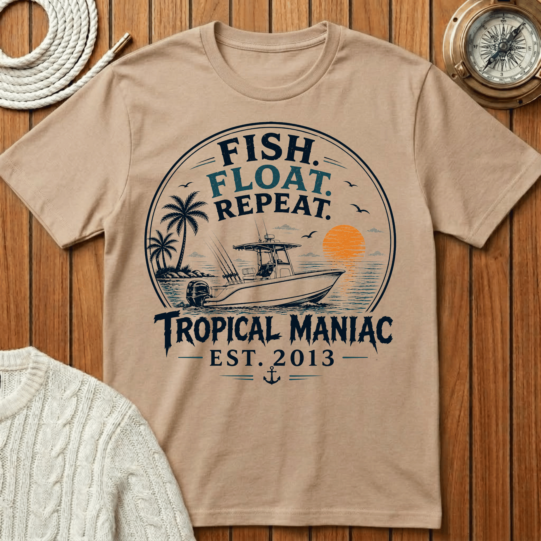 Fish. Float. Repeat T-Shirt