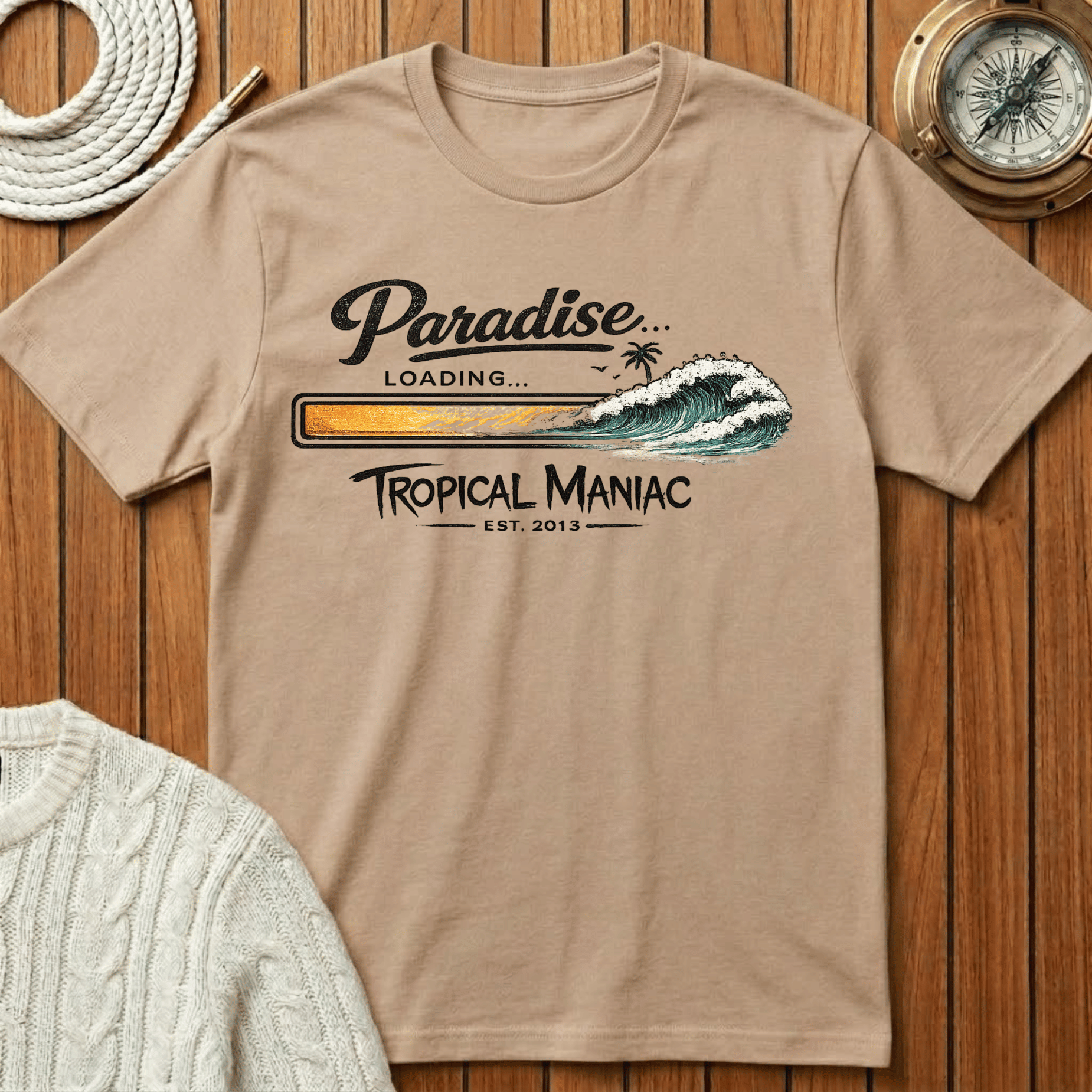 Paradise Loading Tropical Maniac T-Shirt