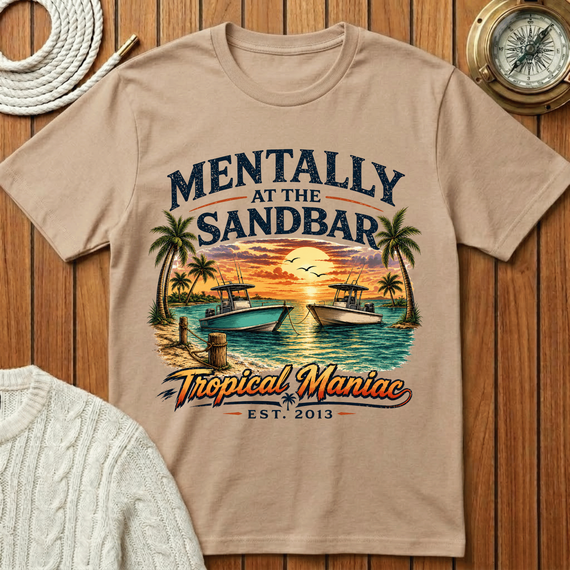 Mentally at the Sandbar T-Shirt
