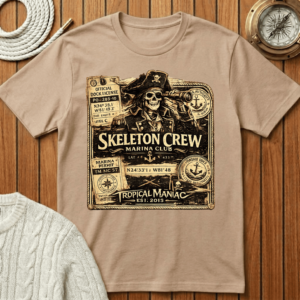Skeleton Crew Marina Club T-Shirt