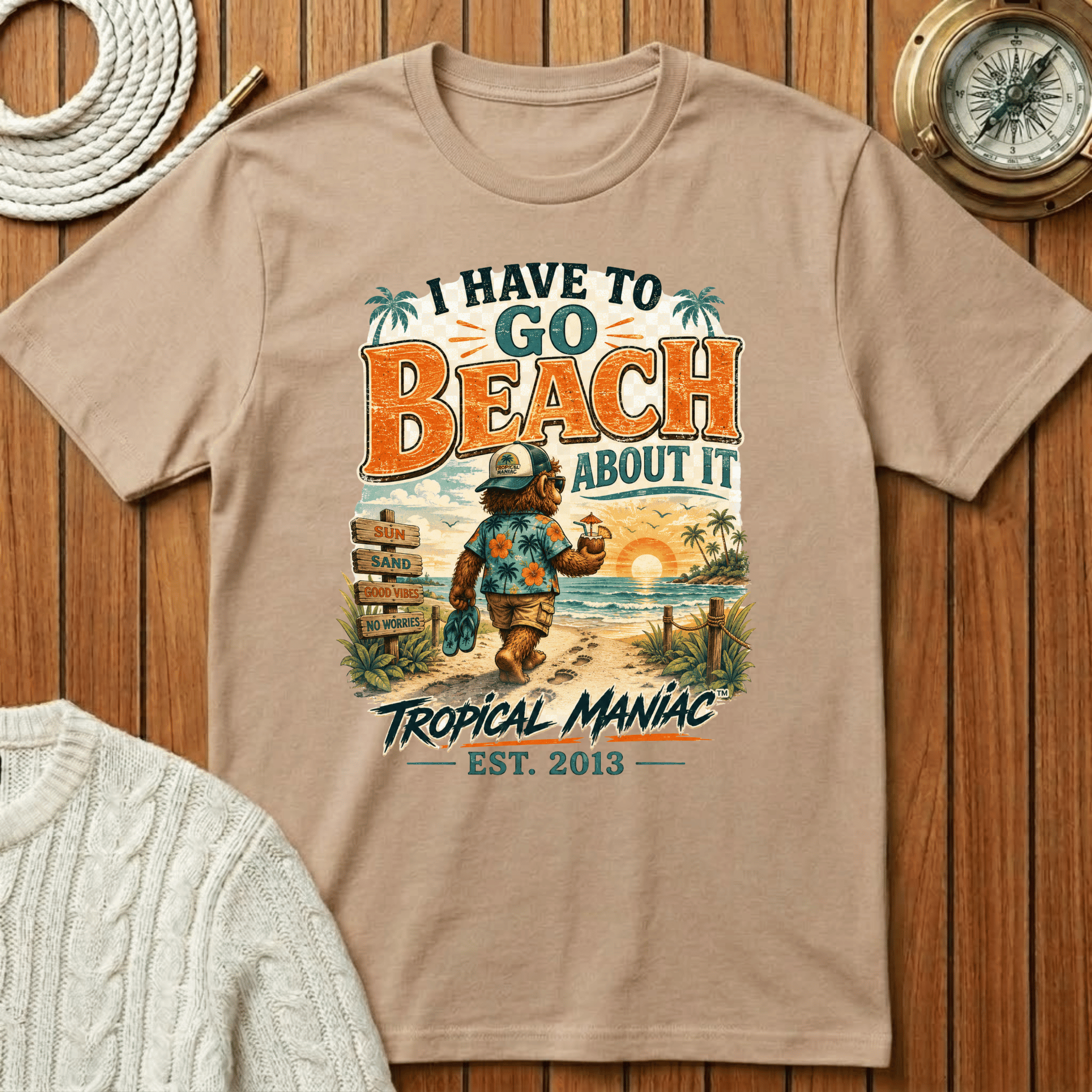 I Have To Go Beach About It T-Shirt