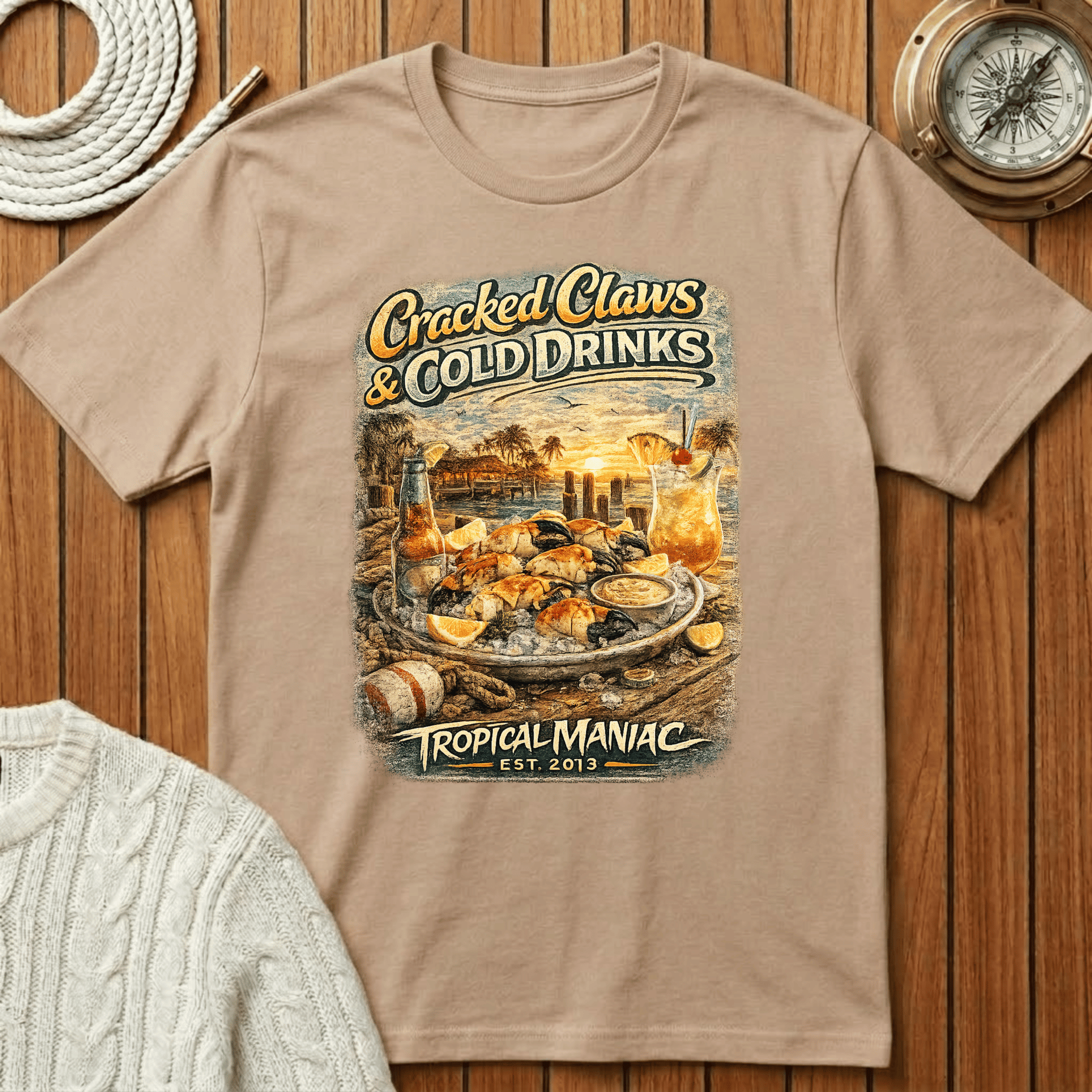 Cracked Claws & Cold Drinks T‑Shirt