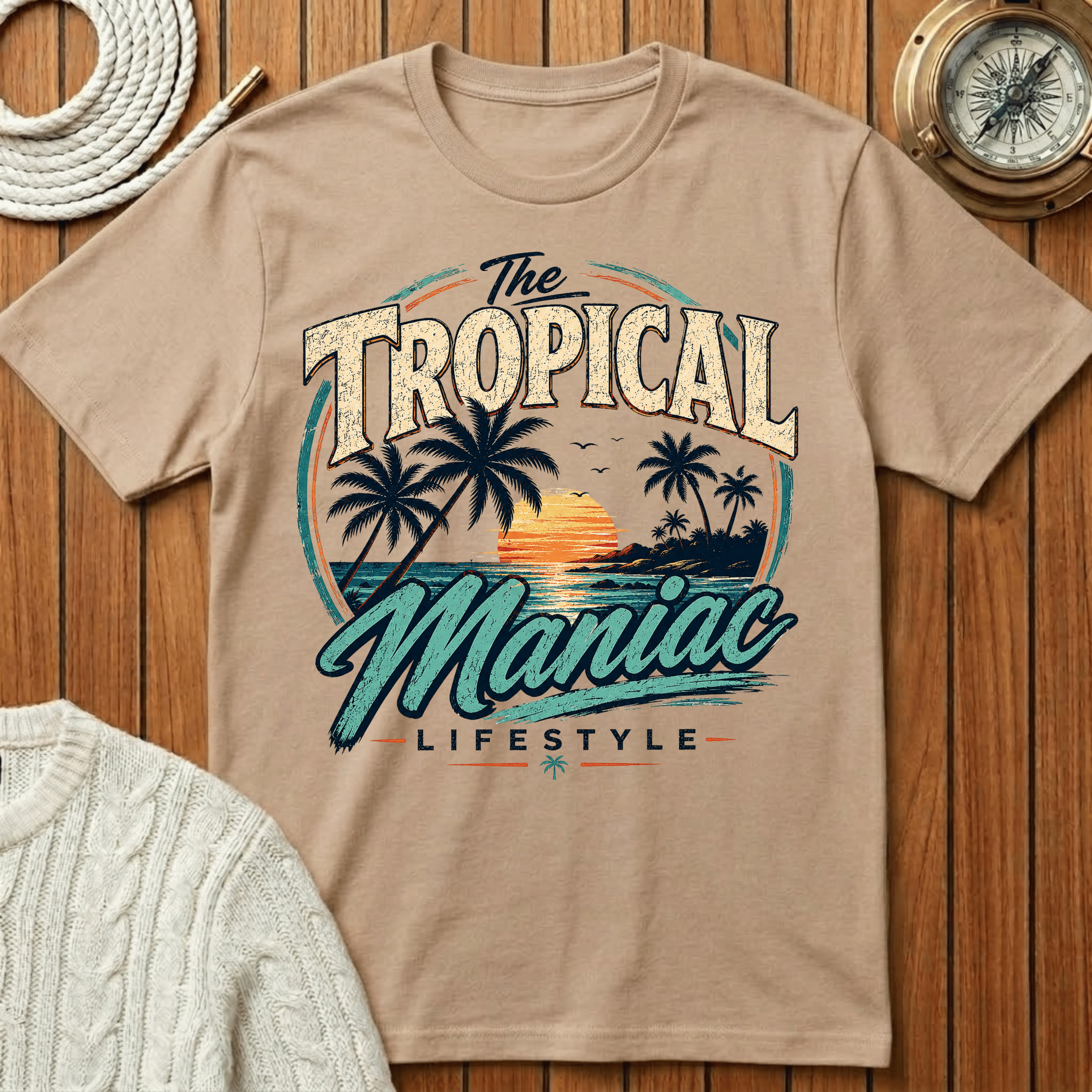 Tropical Maniac Lifestyle T-Shirt