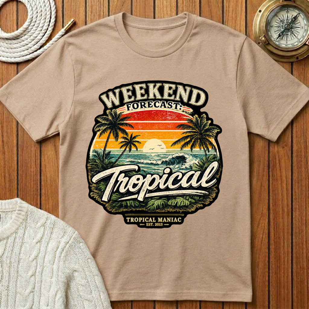 Weekend Forecast Tropical T-Shirt