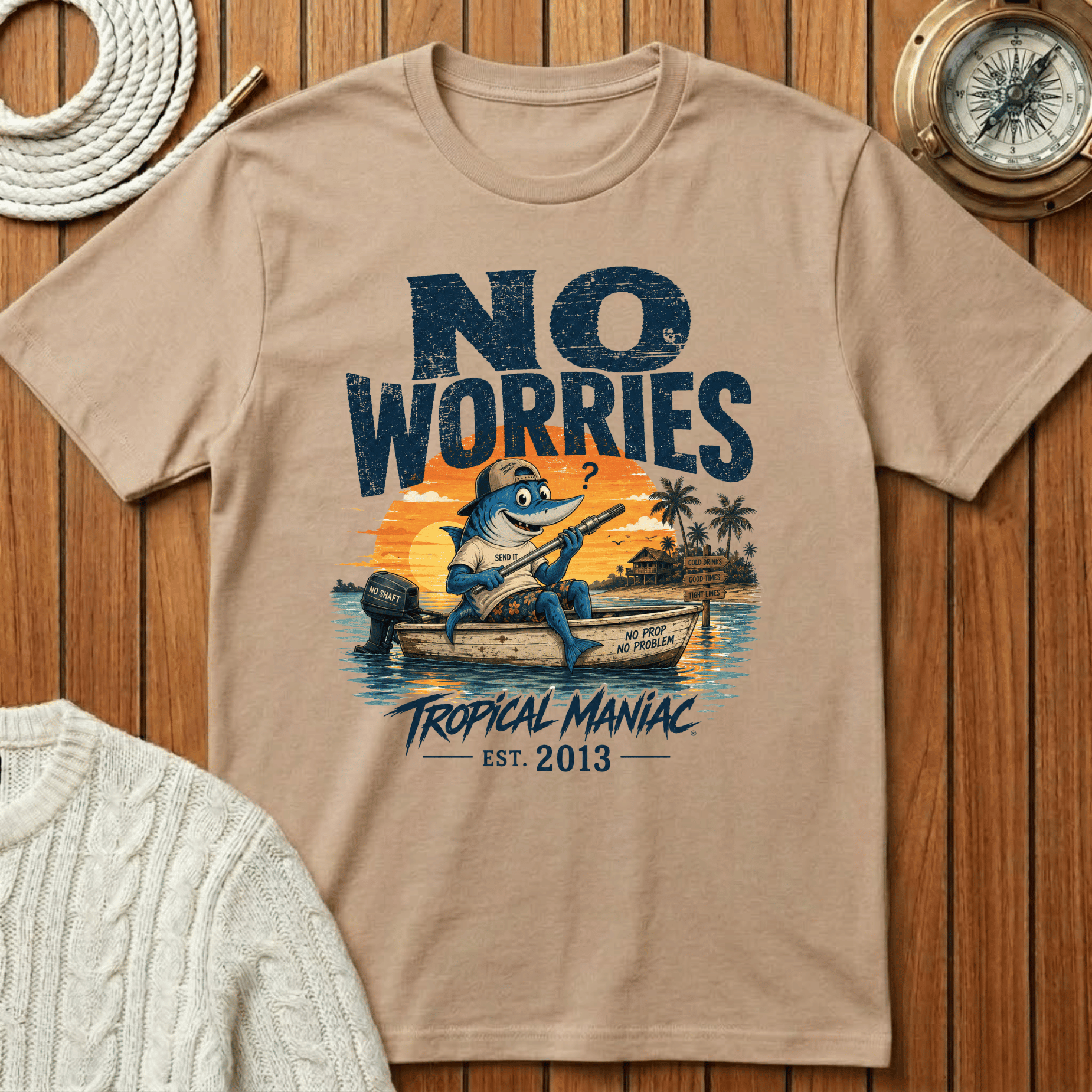 No Worries Tropical T-Shirt