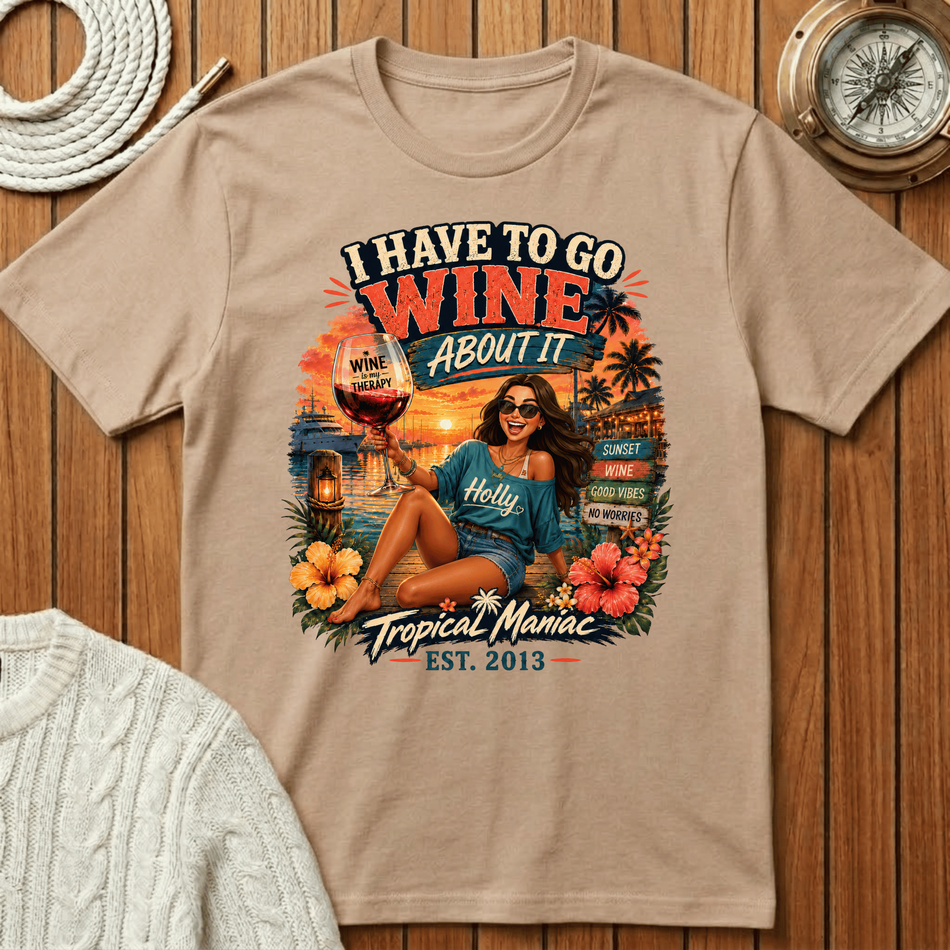 I Have To Go Wine About It T‑Shirt