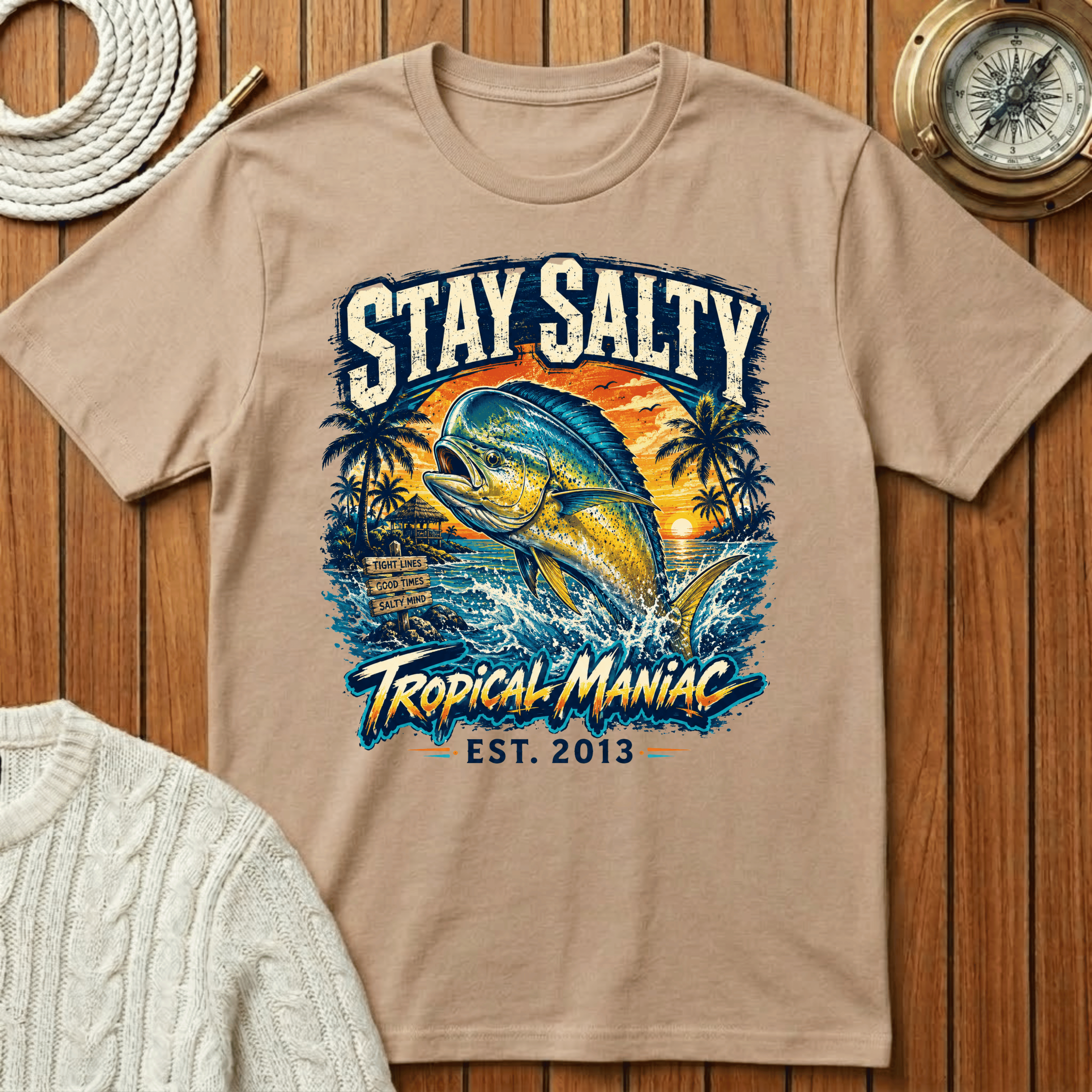 Stay Salty Fishing T-Shirt