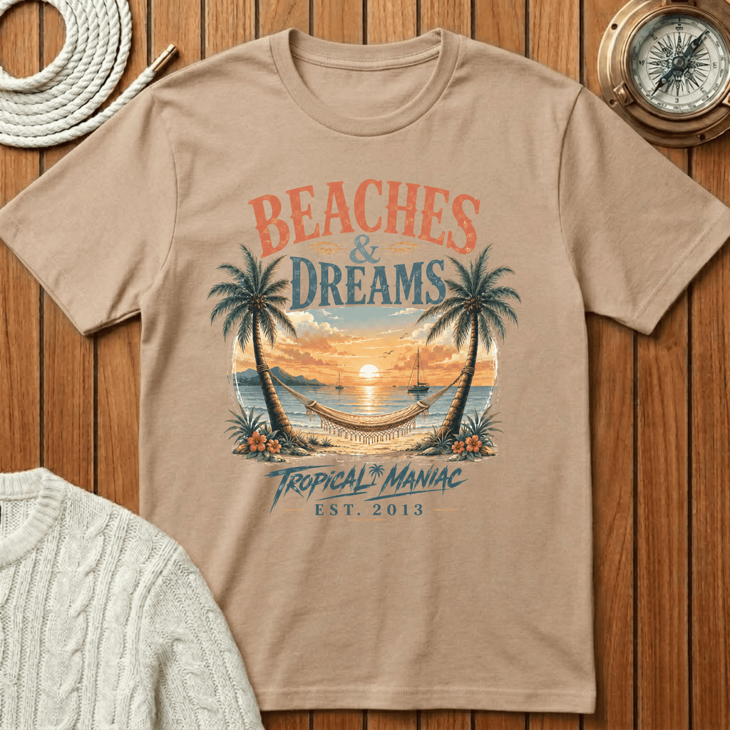 Beaches & Dreams Sunset T-Shirt