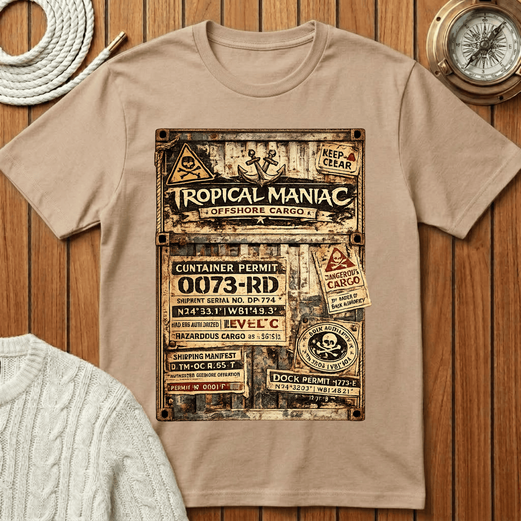 Tropical Maniac Offshore Cargo T-Shirt