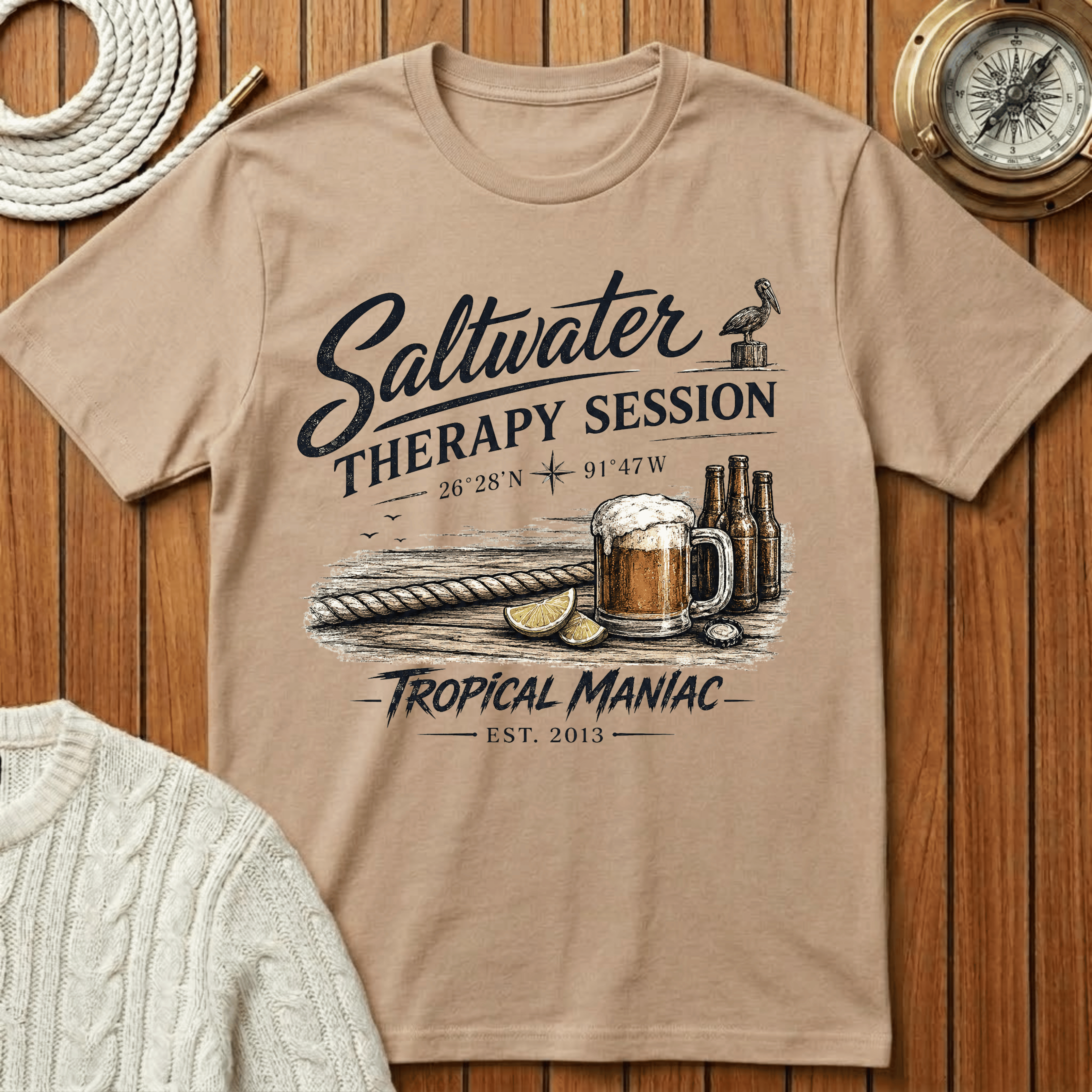 Saltwater Therapy Session T-Shirt