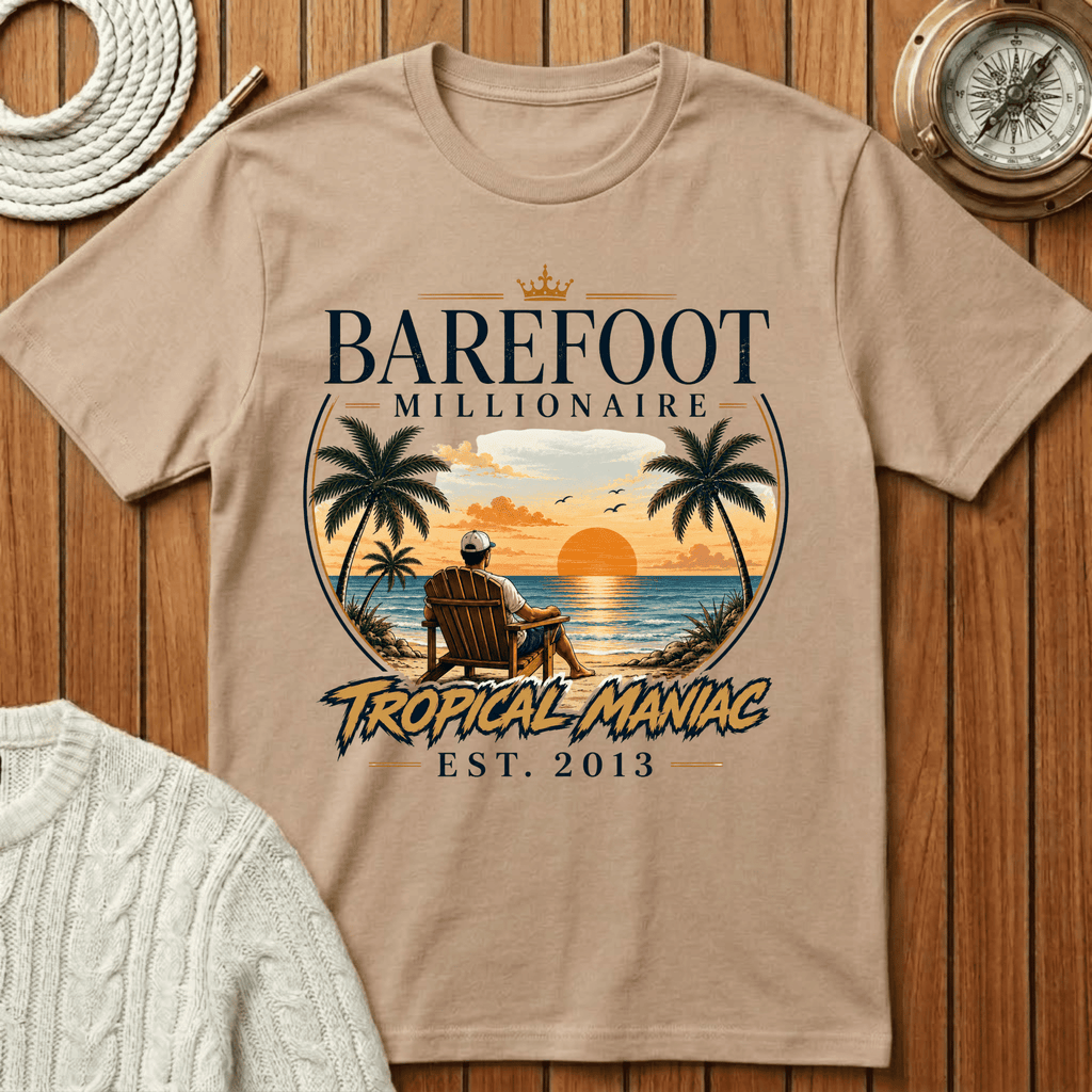 Barefoot Millionaire Sunset T-Shirt