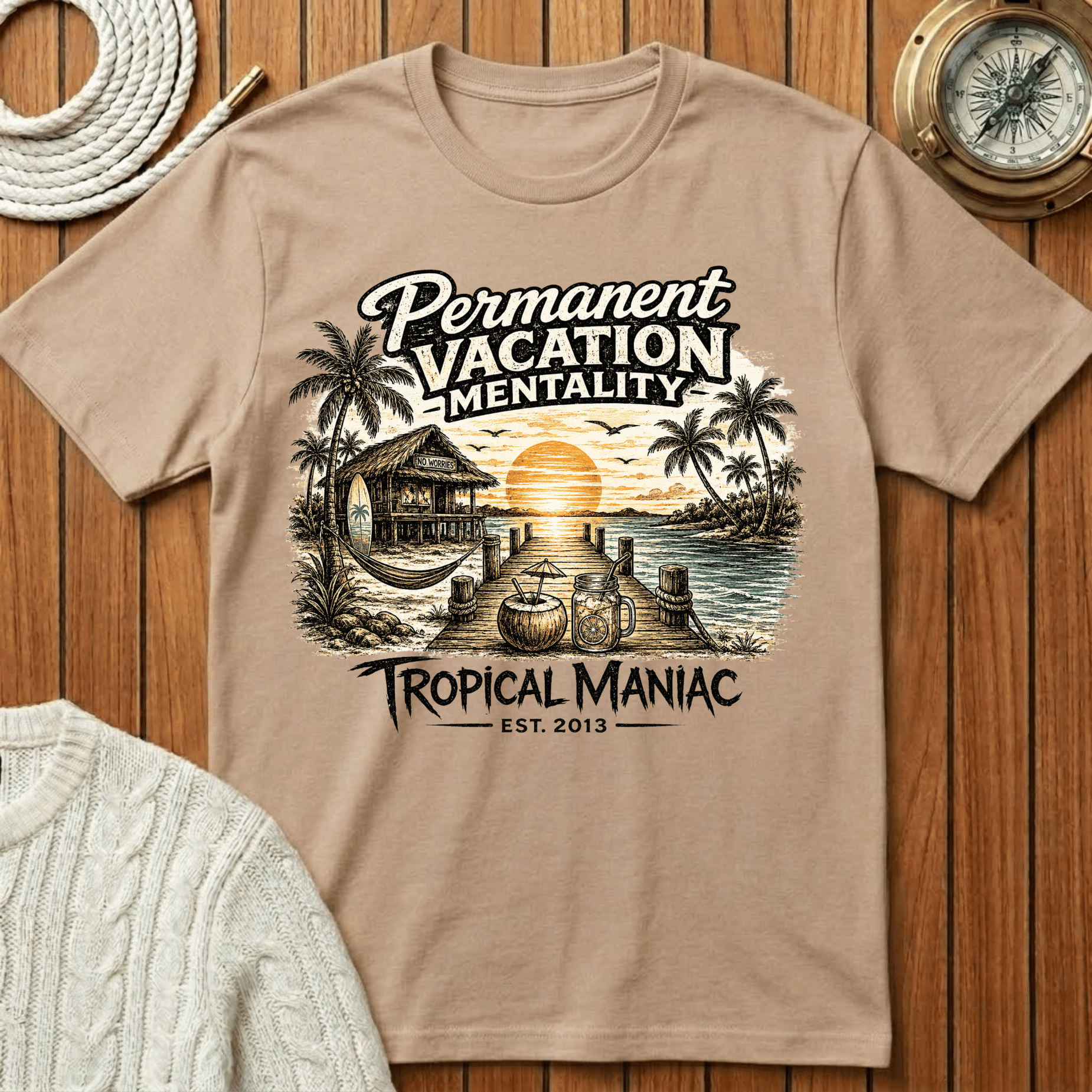 Permanent Vacation Mentality T-Shirt