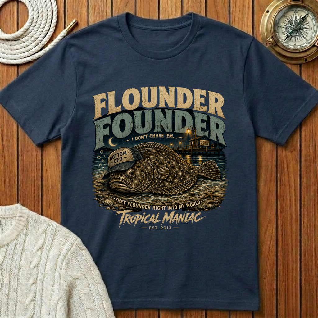Flounder Founder T-Shirt