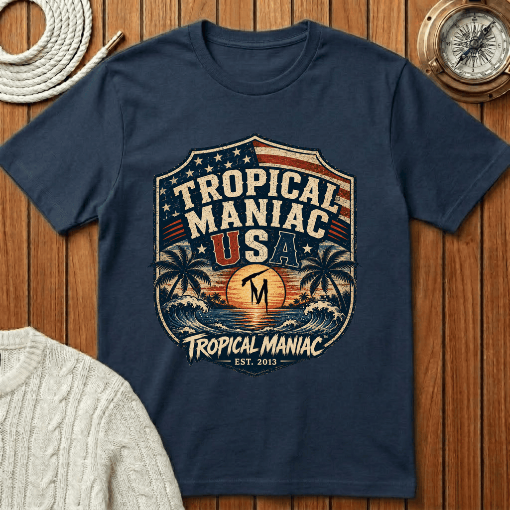 Tropical Maniac USA T-Shirt