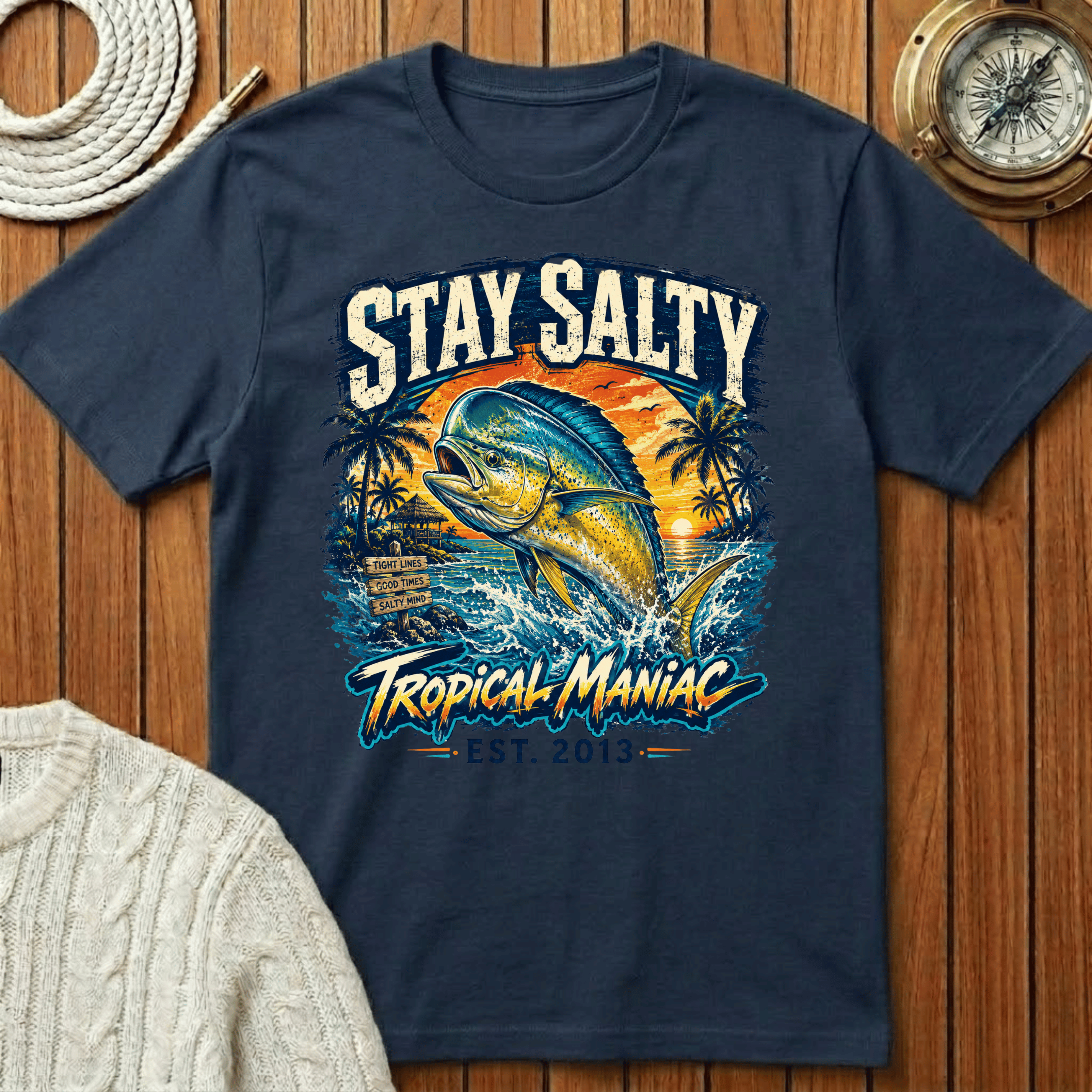 Stay Salty Fishing T-Shirt
