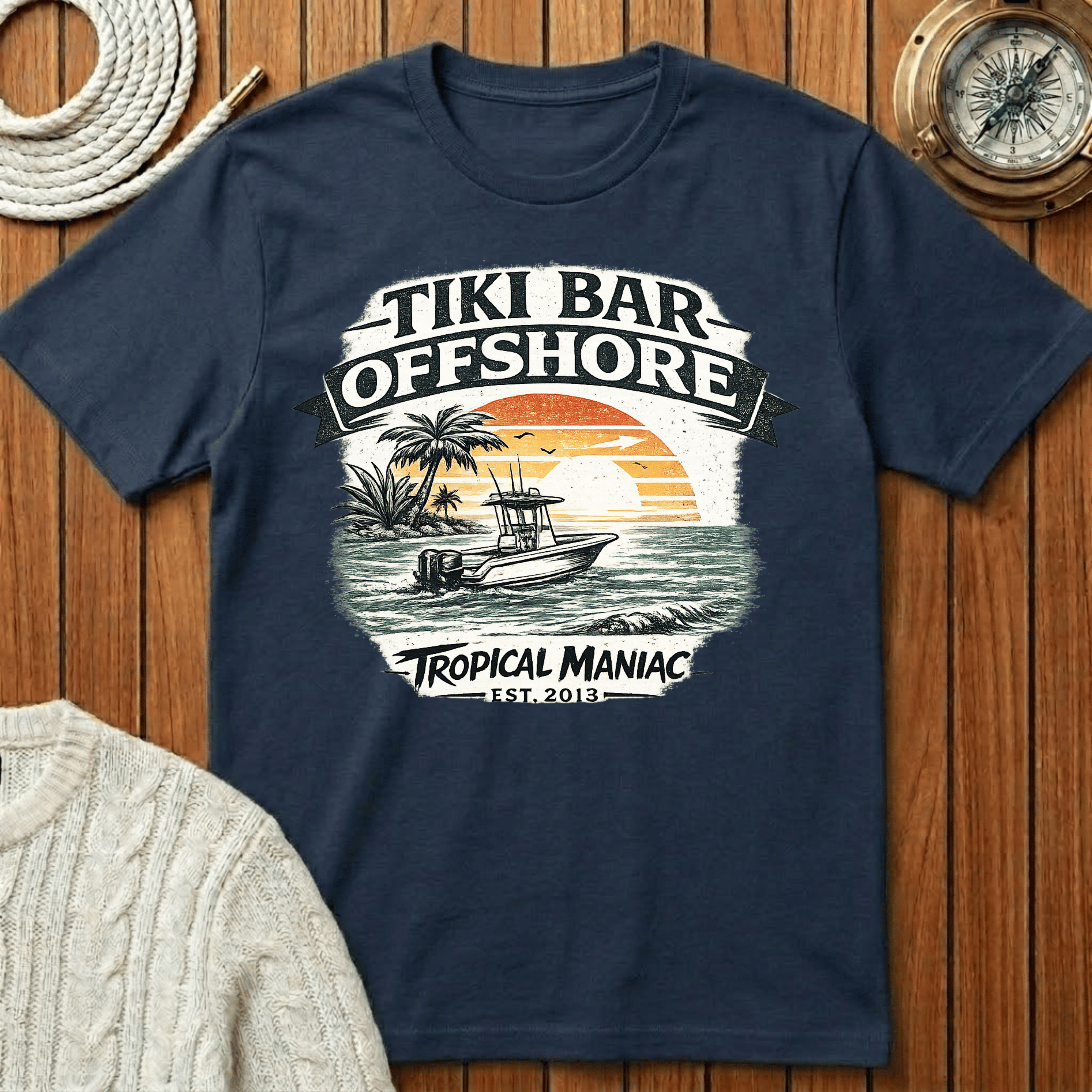 Tiki Bar Offshore T-Shirt