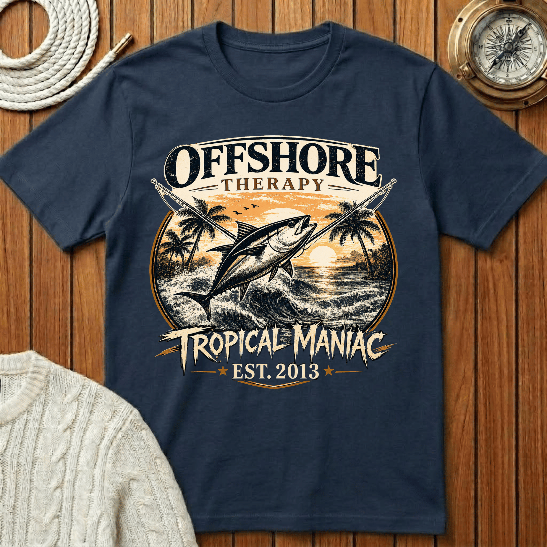Offshore Therapy Fishing T-Shirt