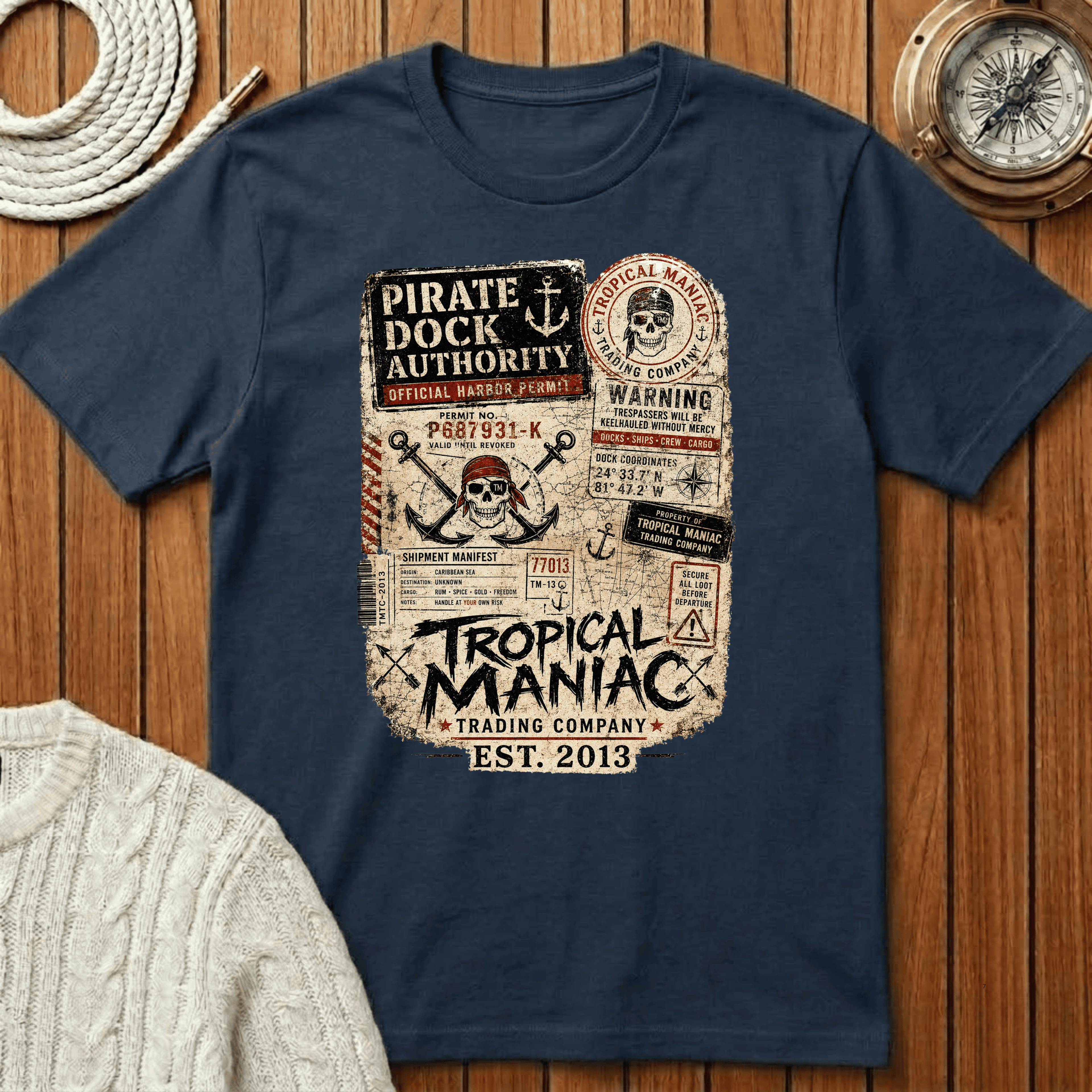 Pirate Dock Authority T-Shirt
