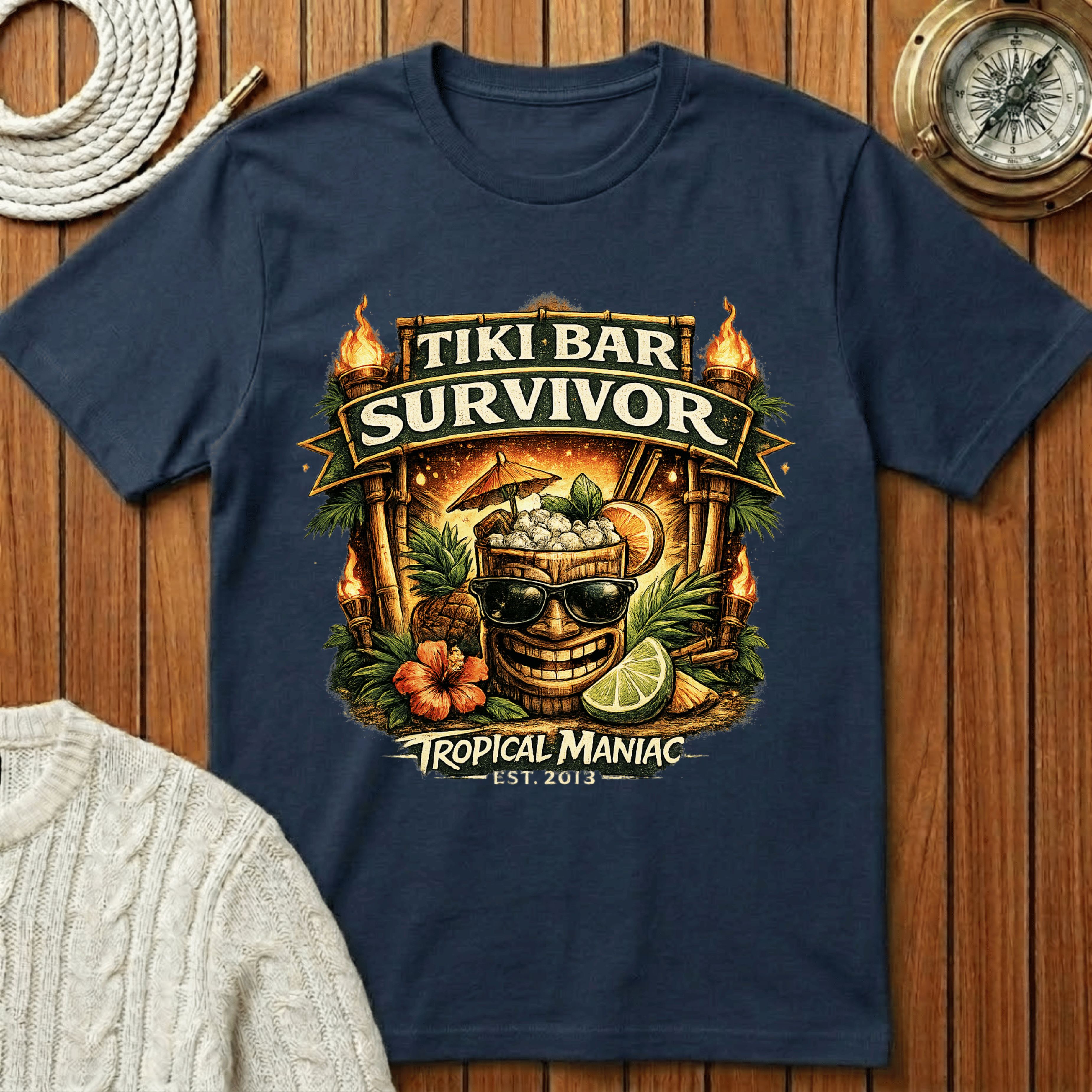 Tiki Bar Survivor T-Shirt