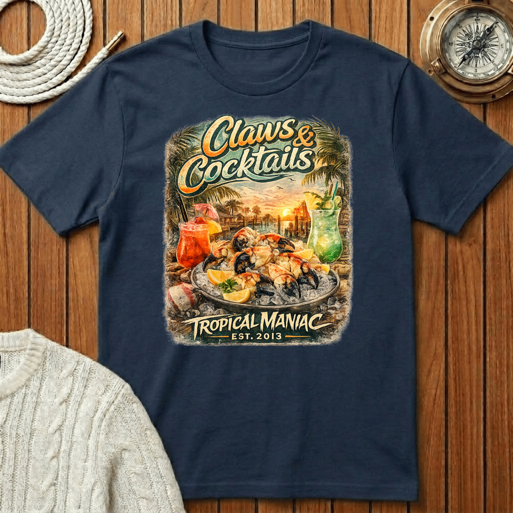 Claws & Cocktails Tropical T-Shirt