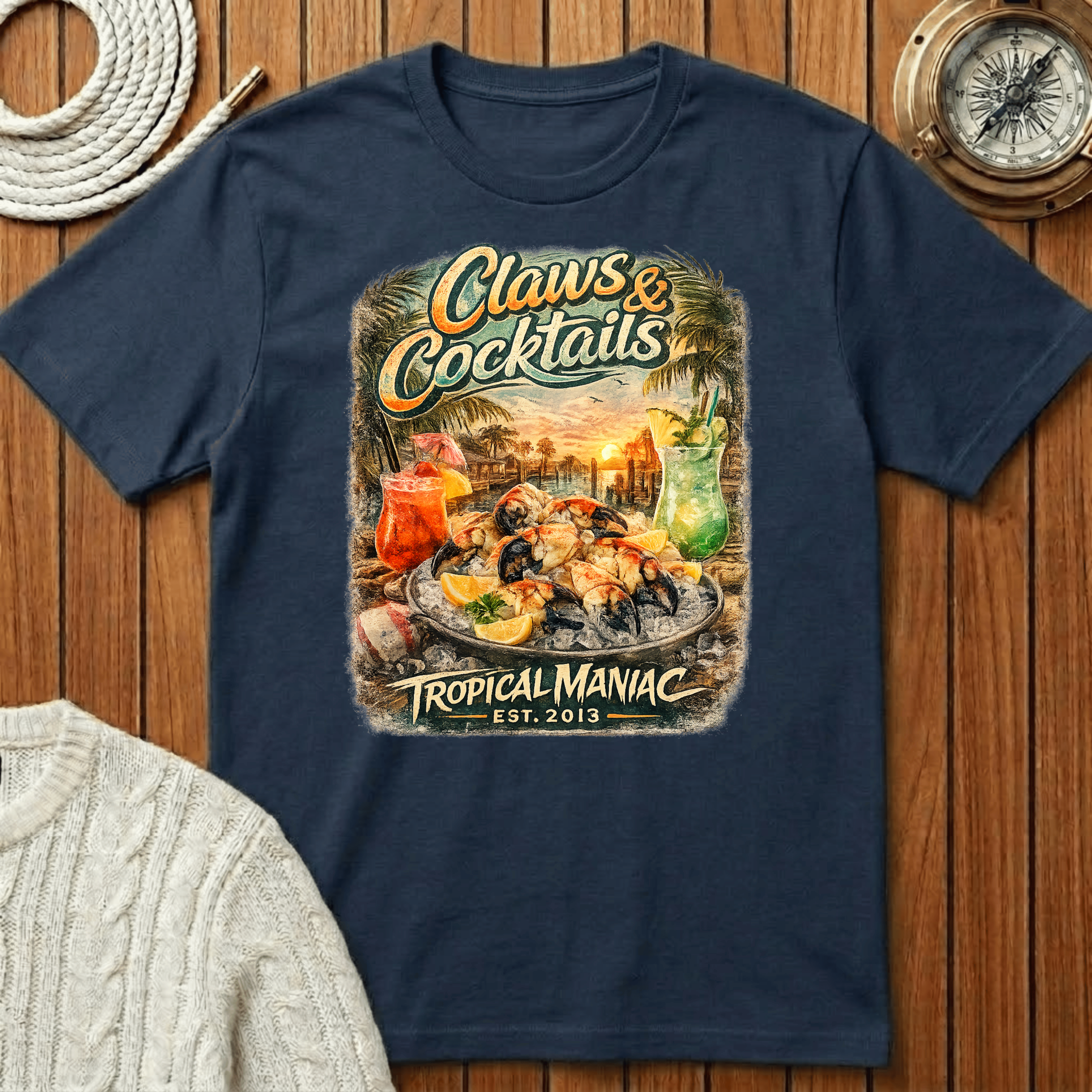 Claws & Cocktails Tropical T-Shirt
