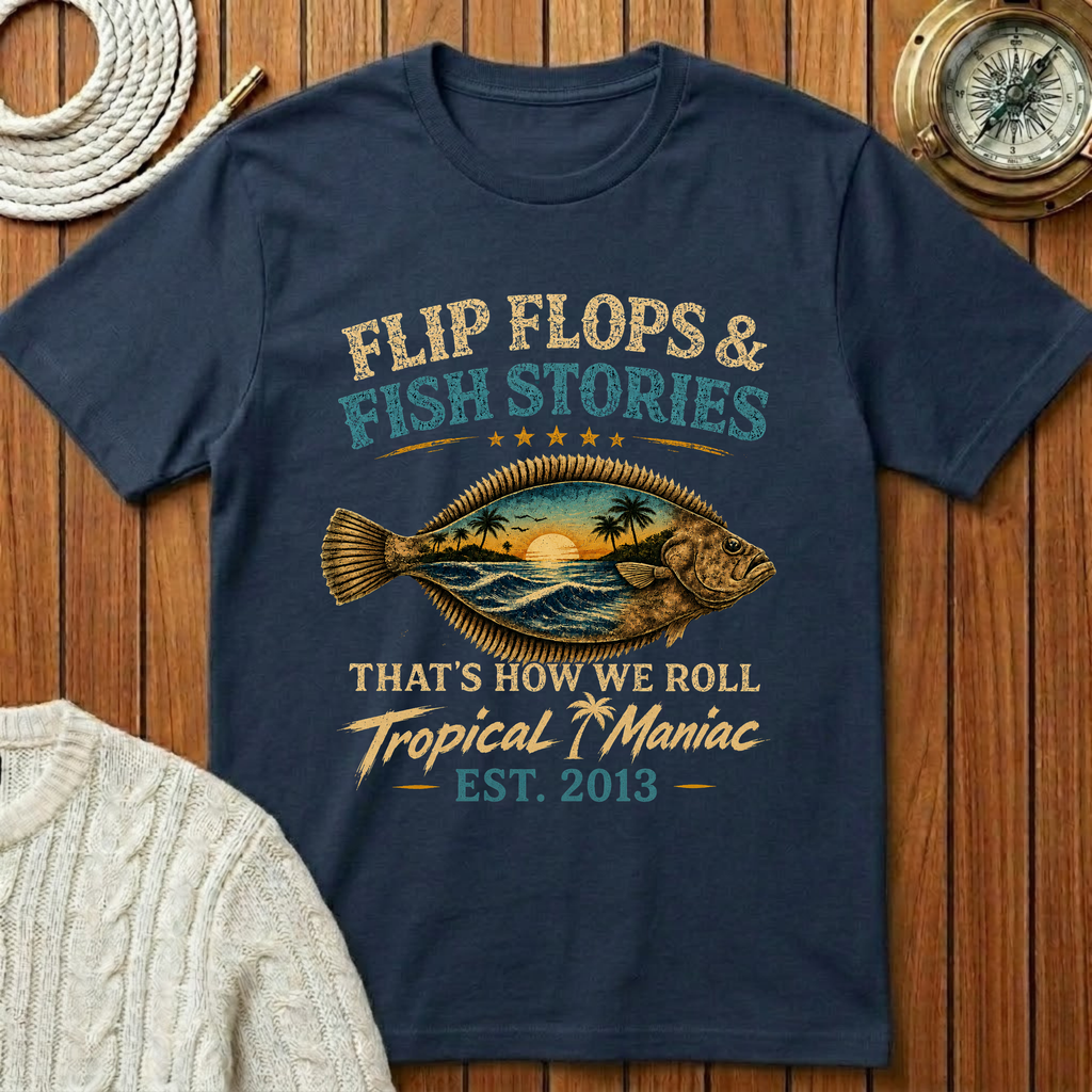 Flip Flops & Fish Stories T-Shirt