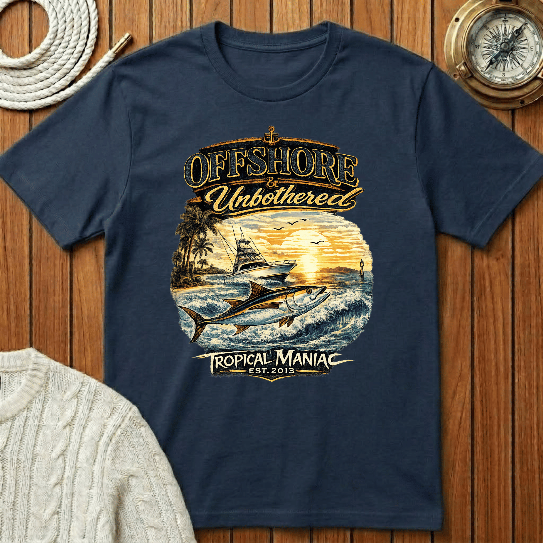 Offshore and Unbothered T-shirt