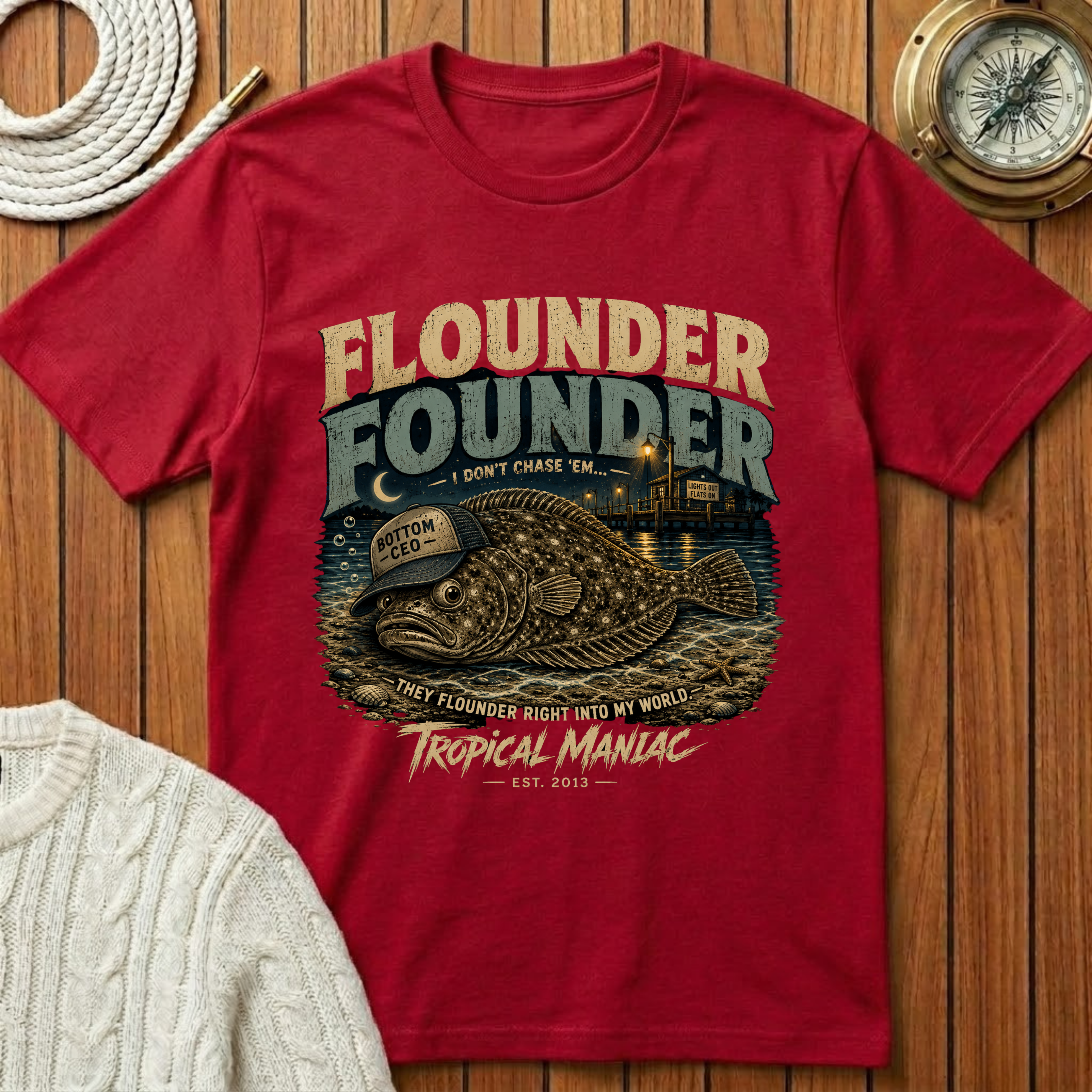 Flounder Founder T-Shirt