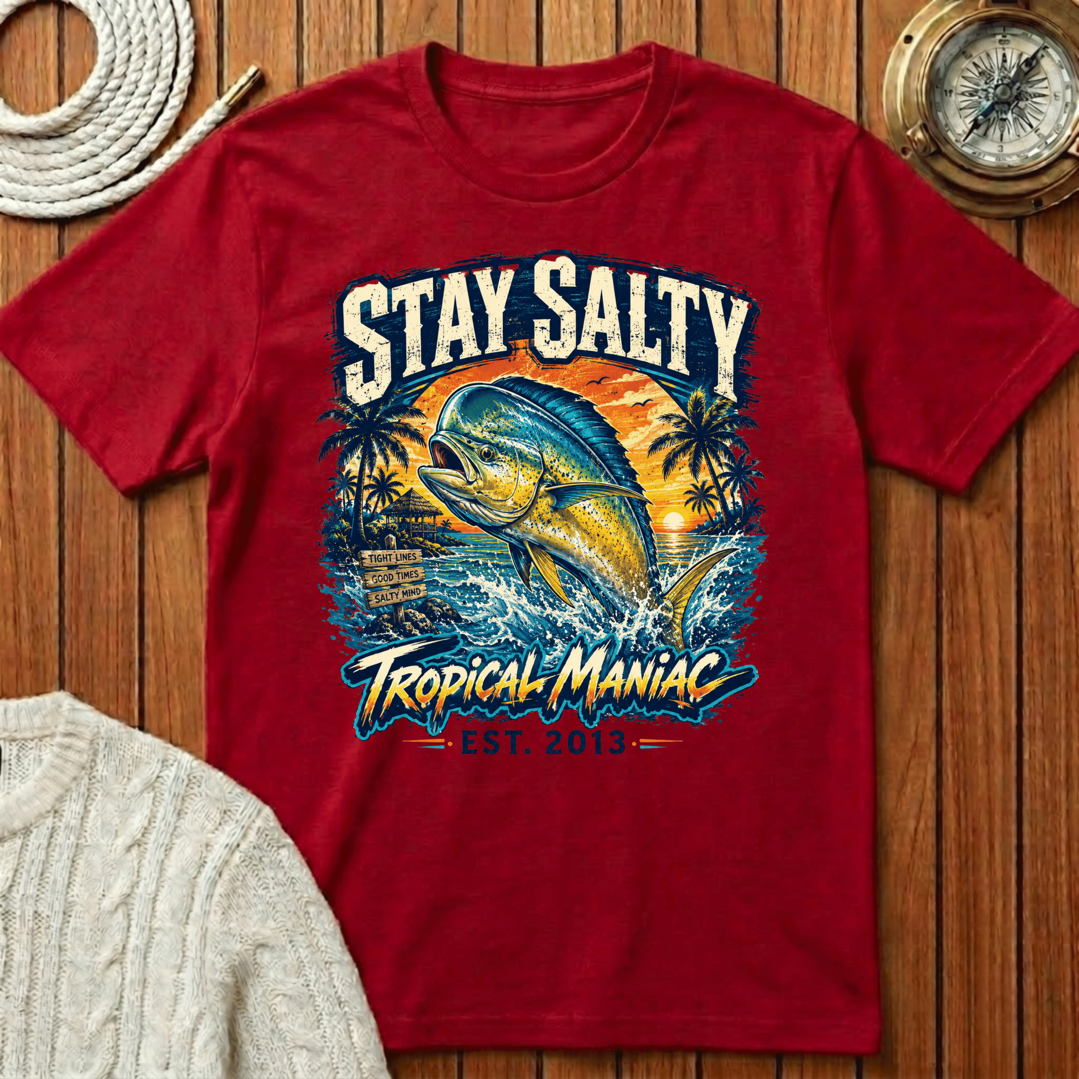 Stay Salty Fishing T-Shirt