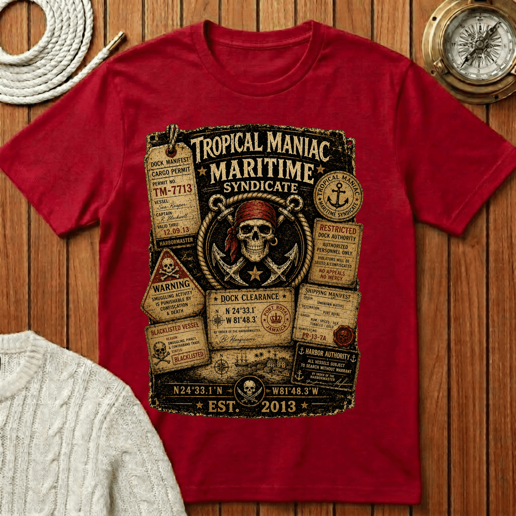 Tropical Maniac Maritime Syndicate T-Shirt