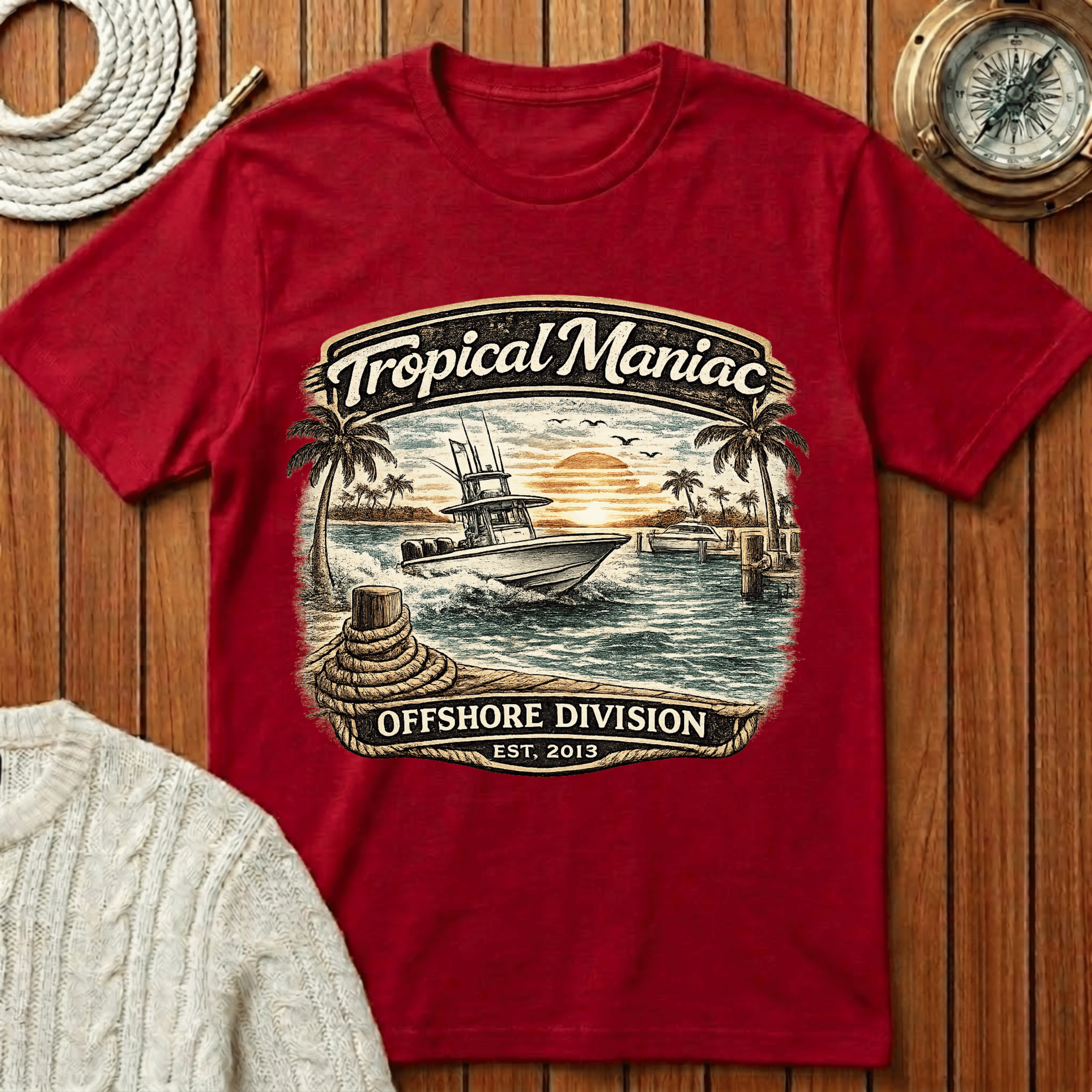 Tropical Maniac Offshore Division T-Shirt
