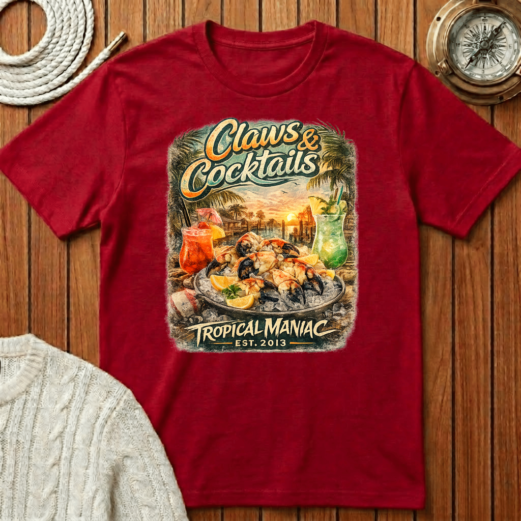 Claws & Cocktails Tropical T-Shirt