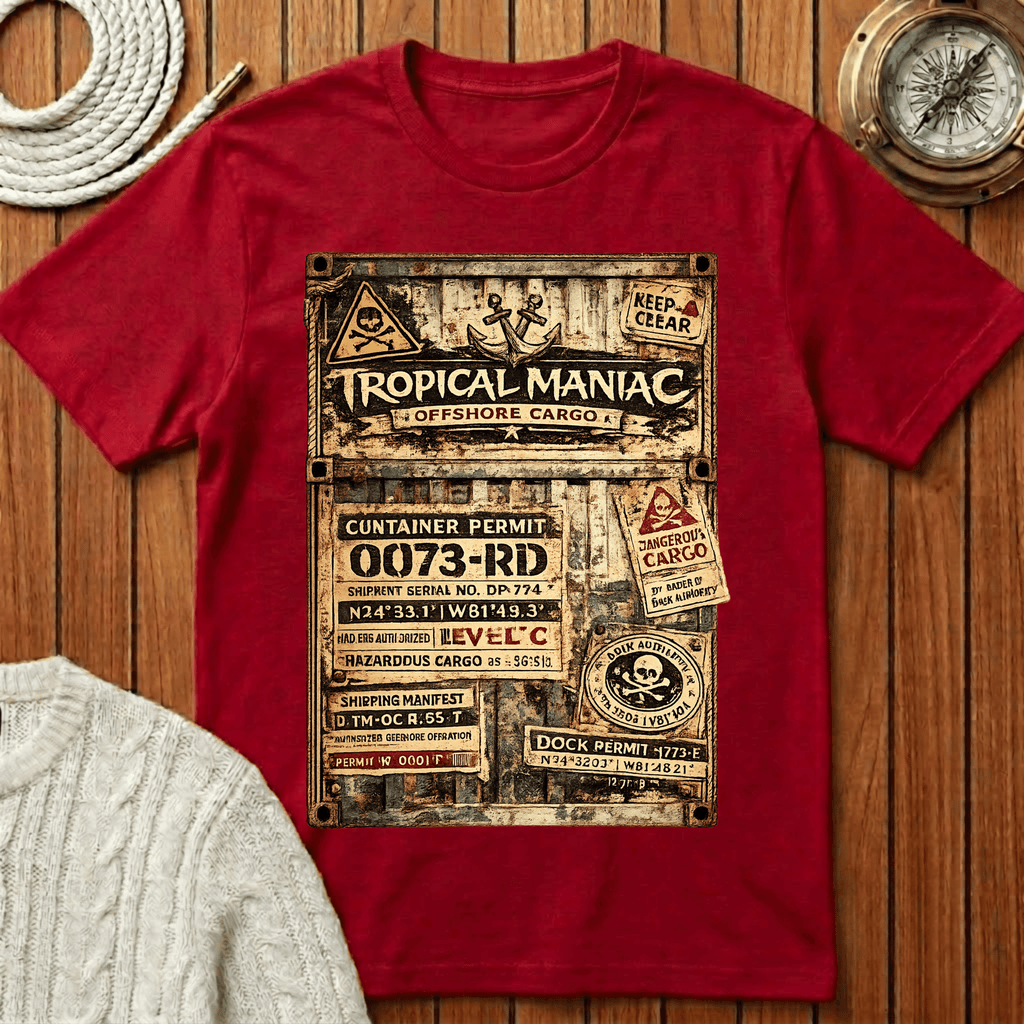 Tropical Maniac Offshore Cargo T-Shirt