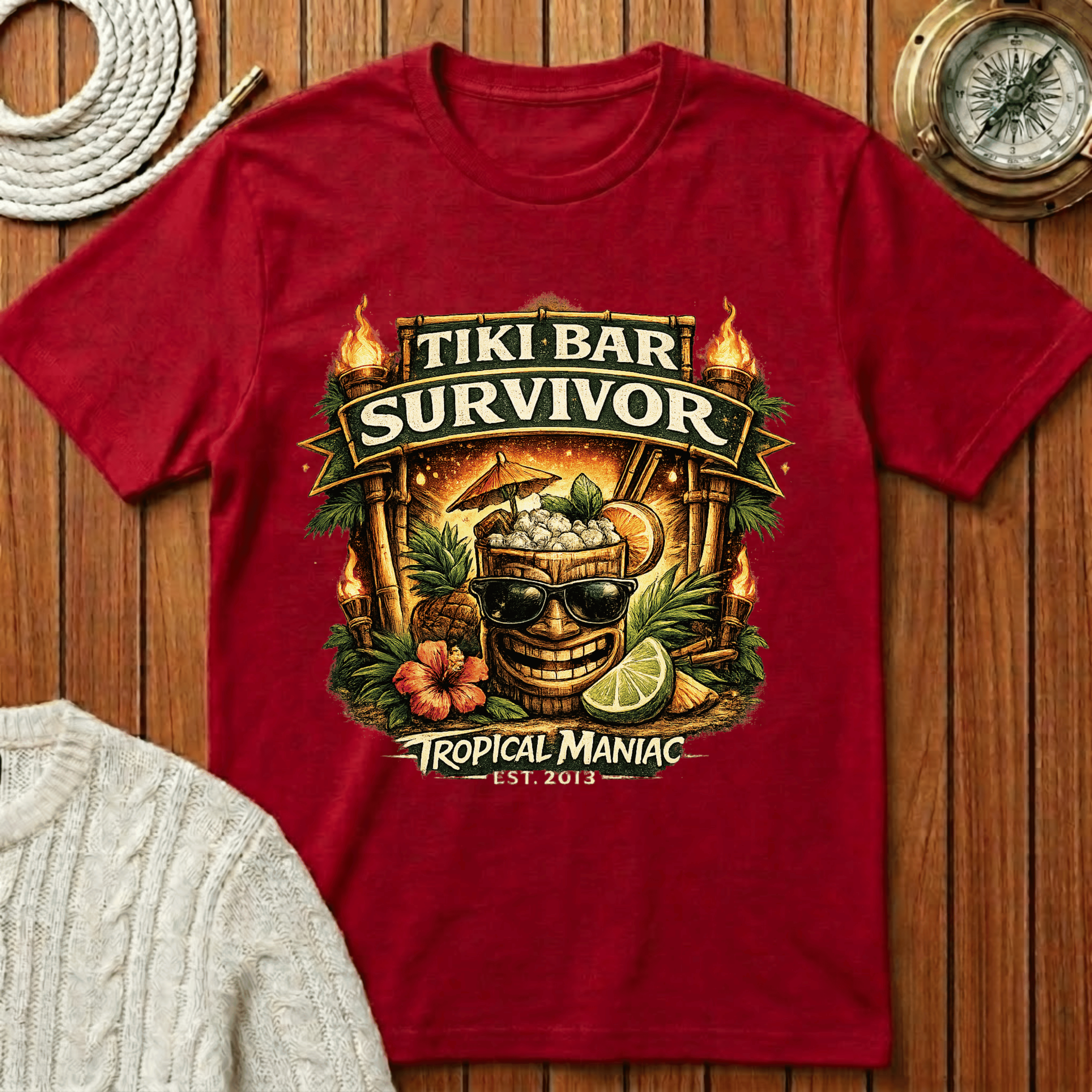 Tiki Bar Survivor T-Shirt