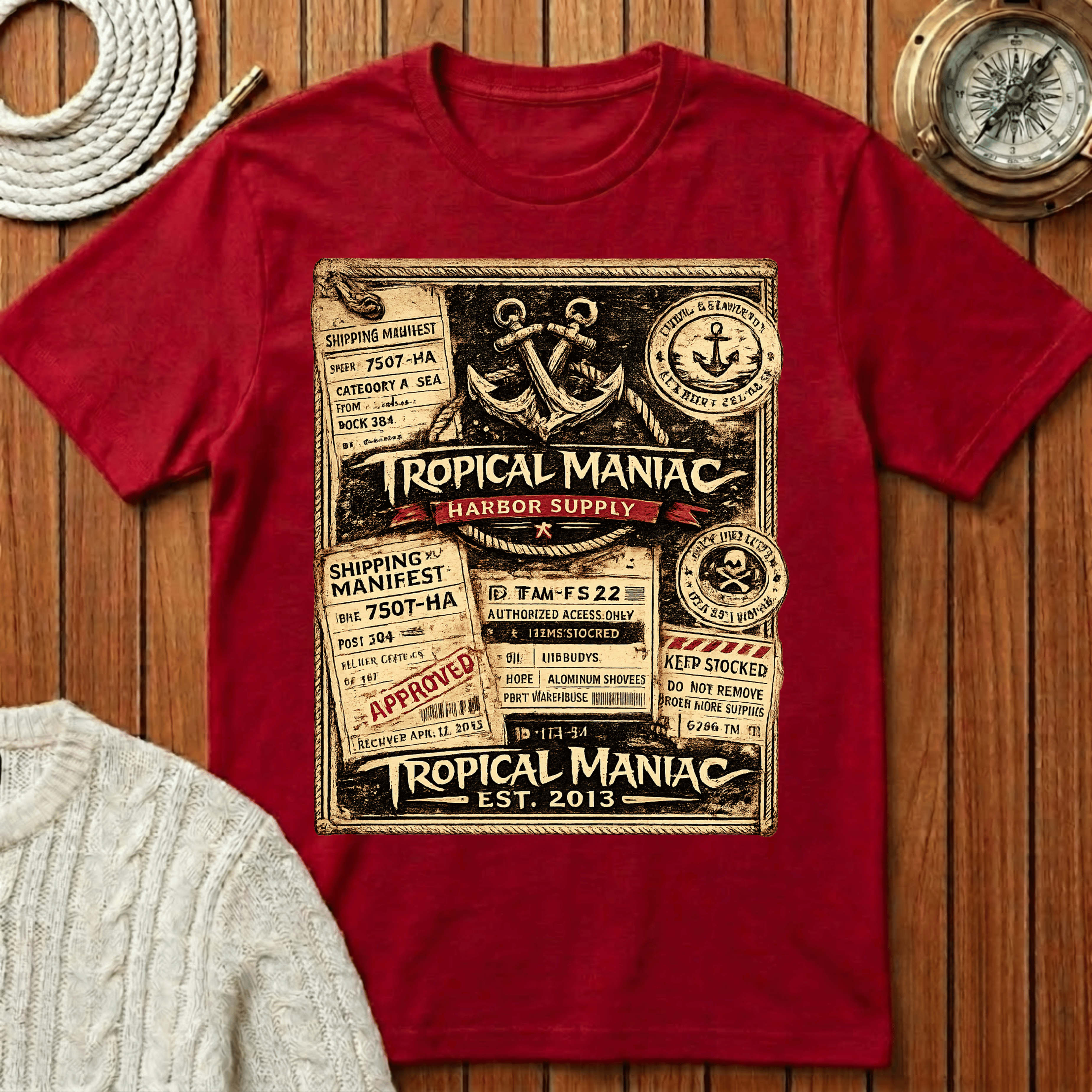 Tropical Maniac Harbor Supply T-Shirt