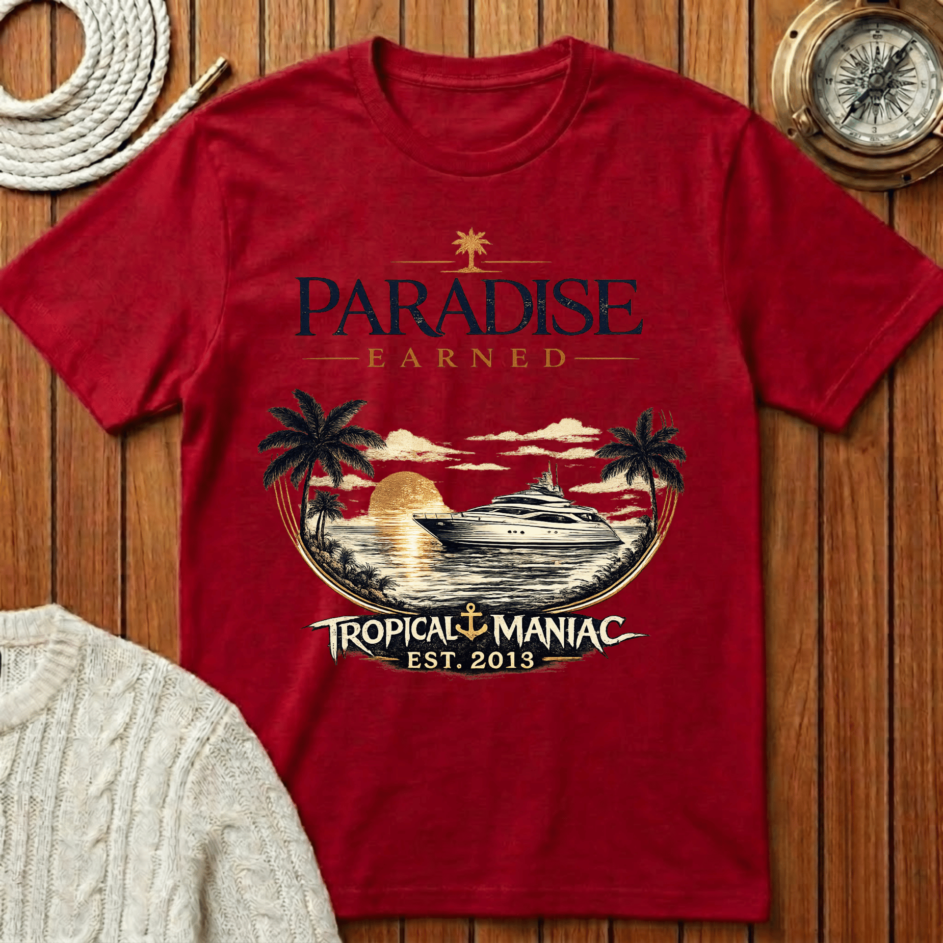 Paradise Earned Beach T-Shirt