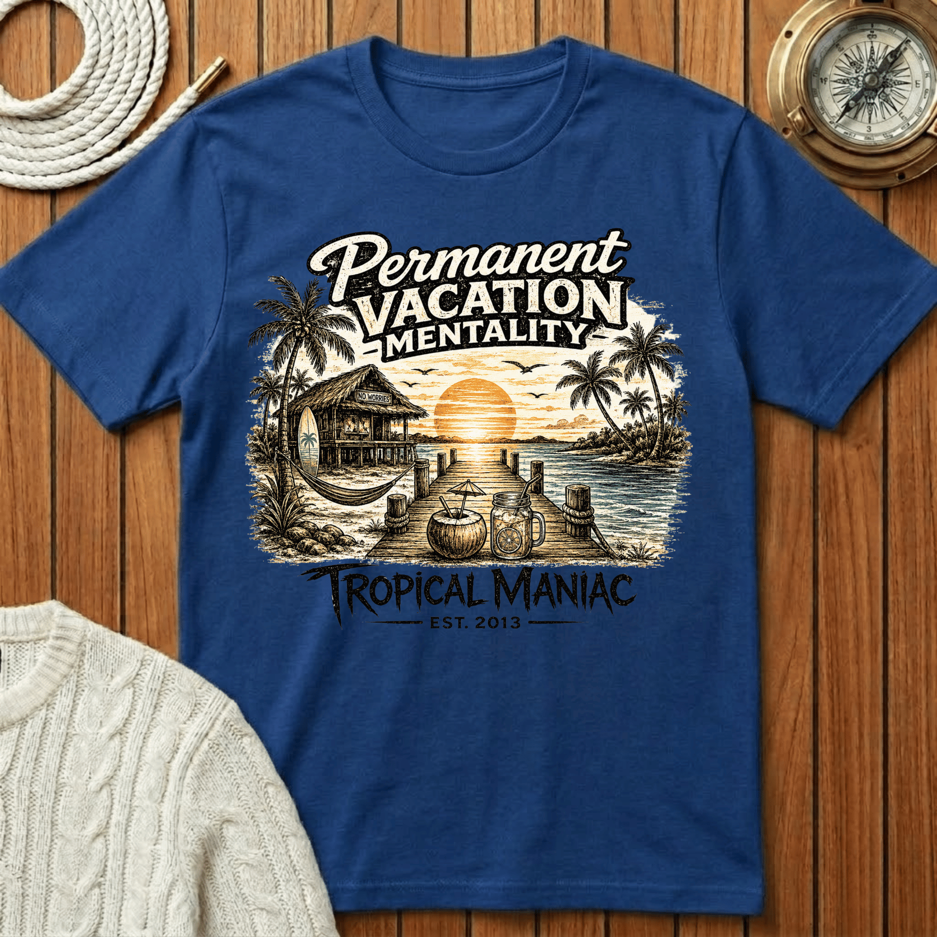 Permanent Vacation Mentality T-Shirt