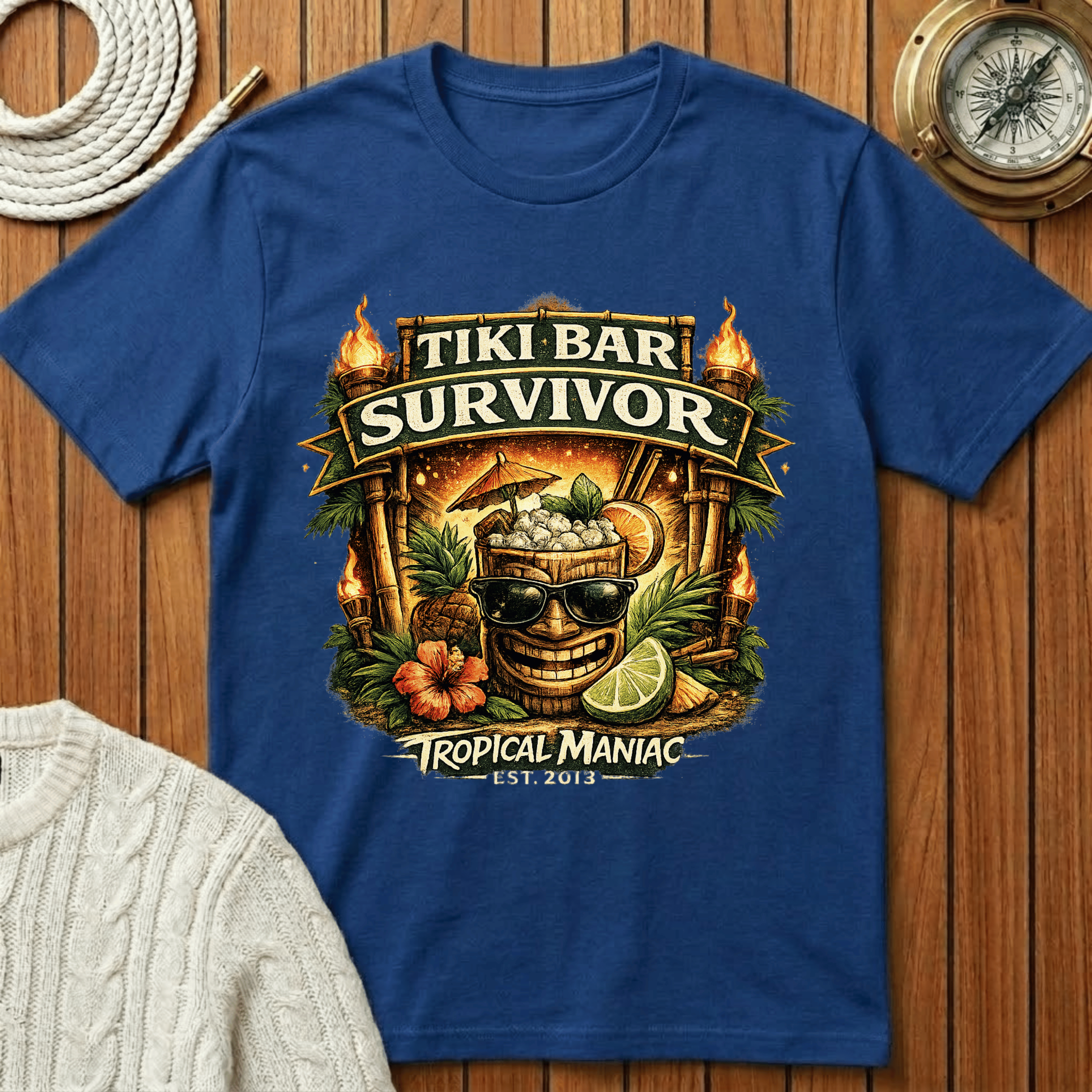 Tiki Bar Survivor T-Shirt