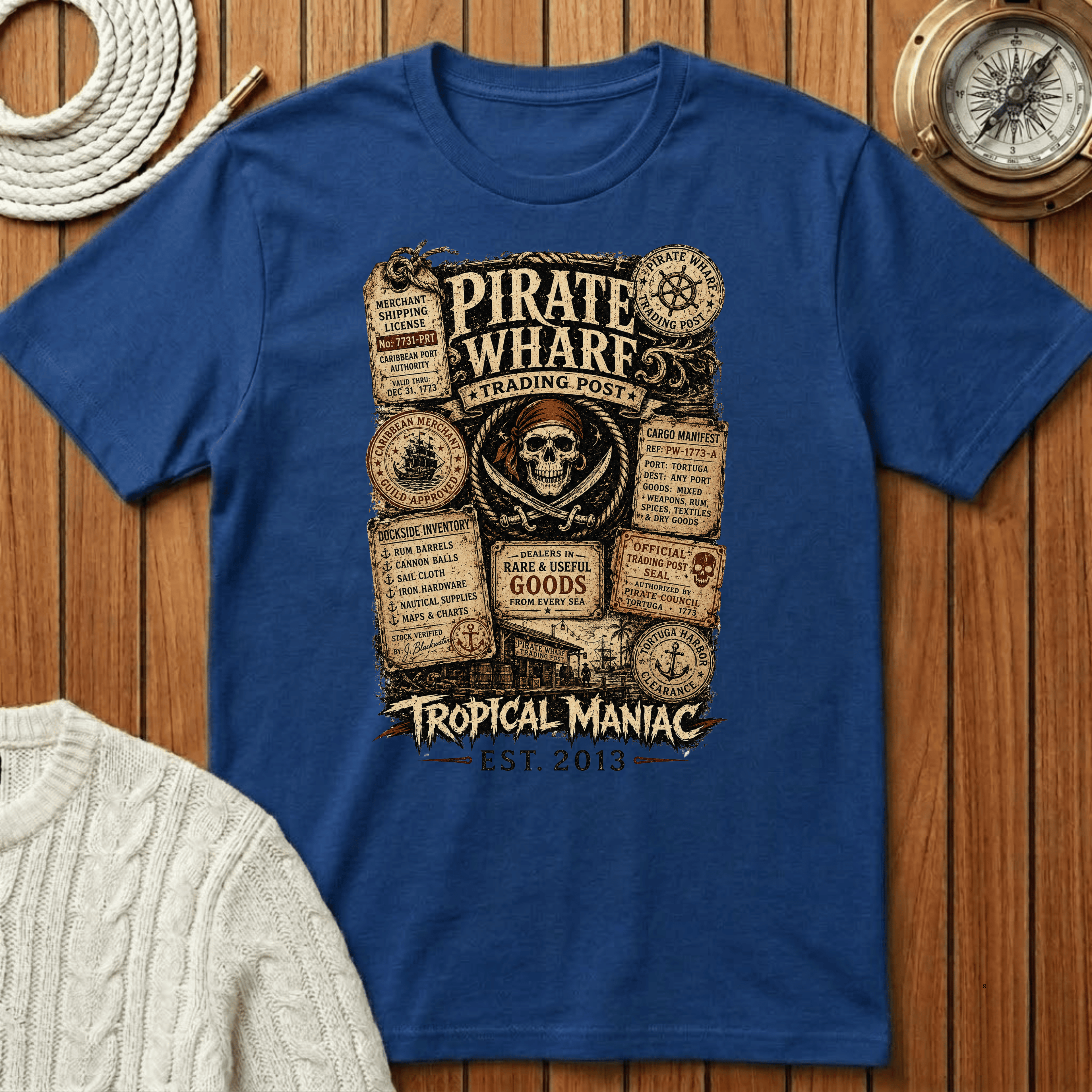 Pirate Wharf Trading Post T-Shirt