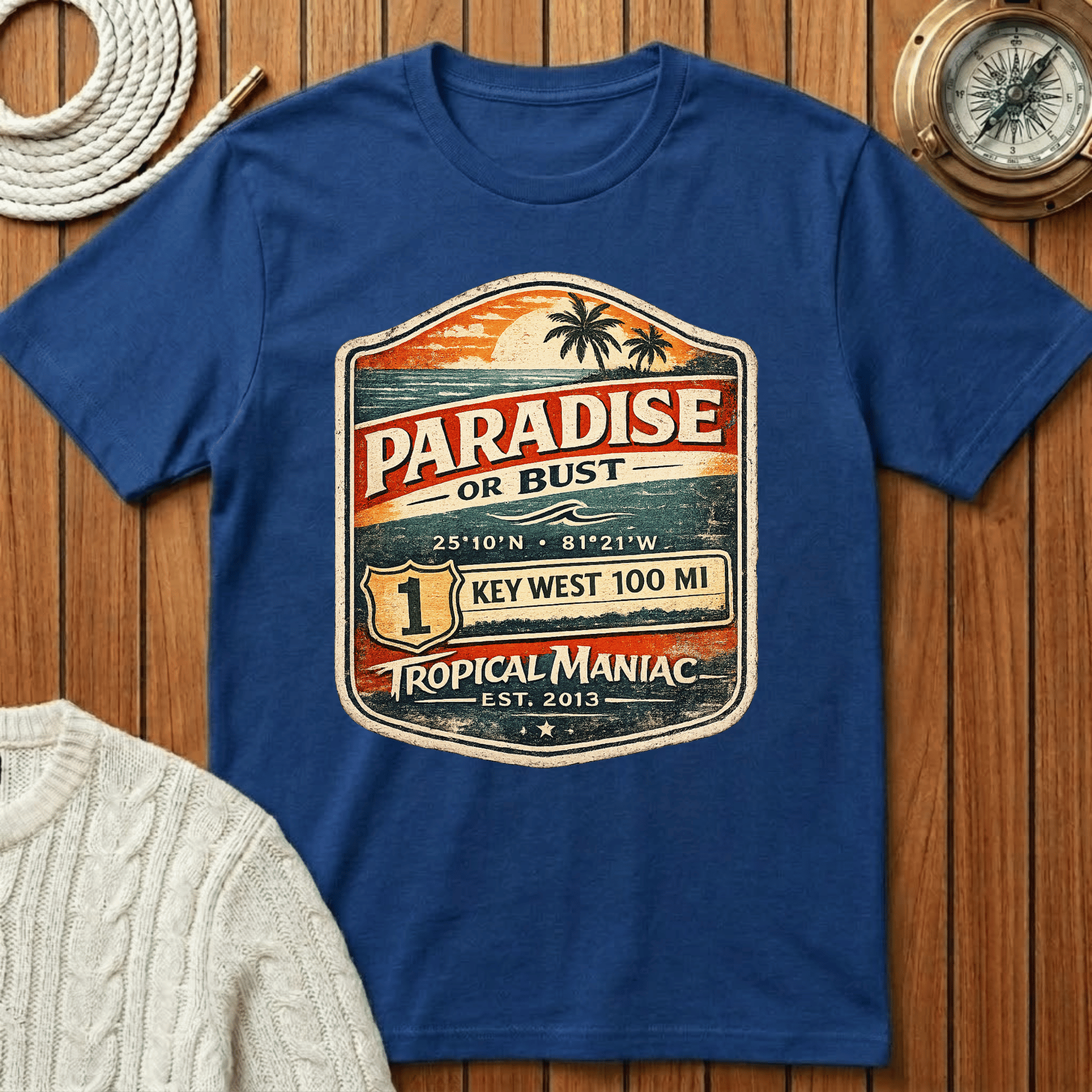 Paradise or Bust  Key West T-Shirt
