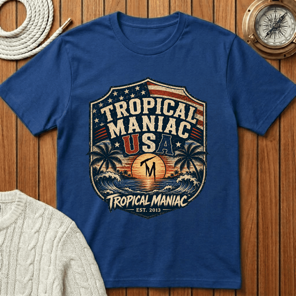 Tropical Maniac USA T-Shirt