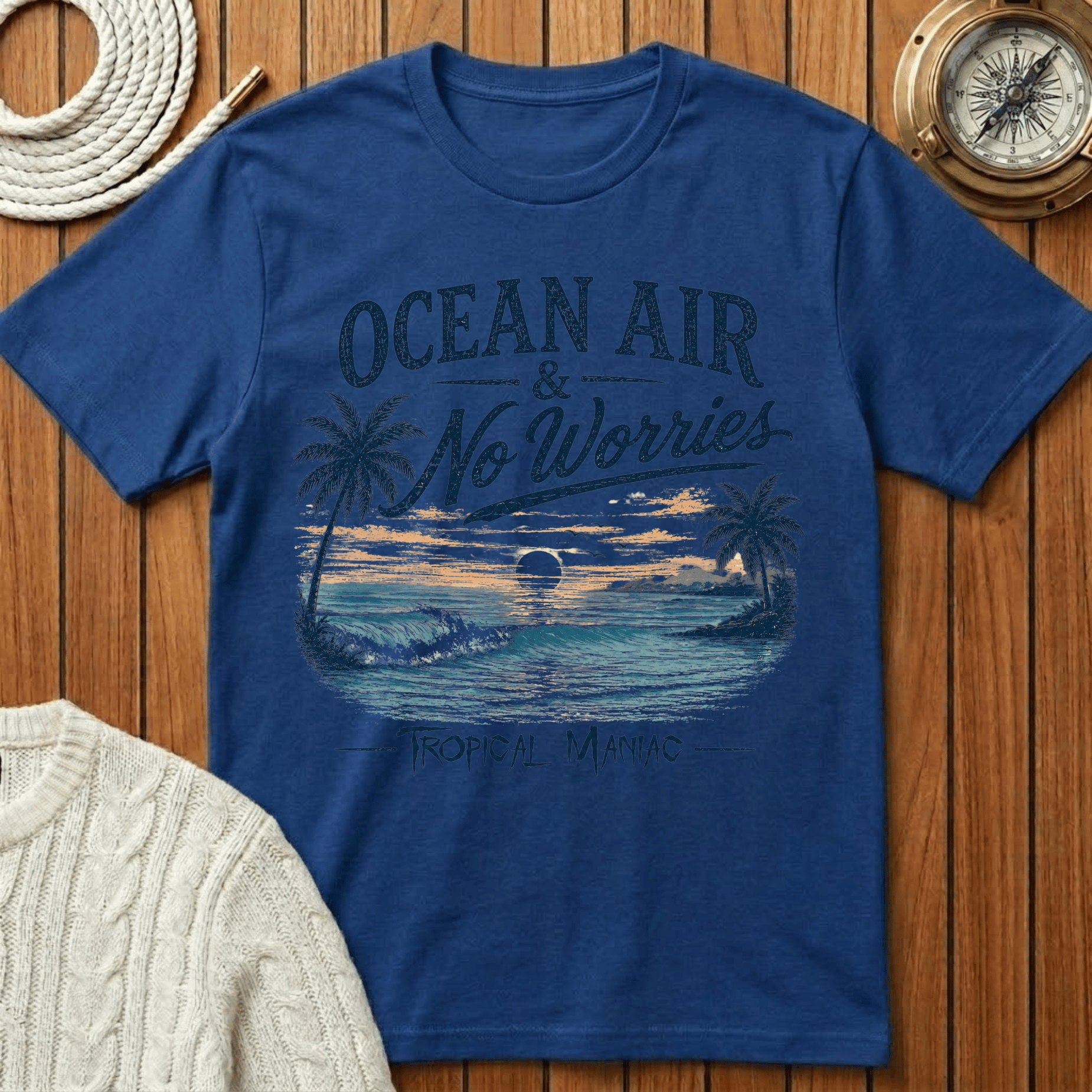Ocean Air & No Worries T-Shirt