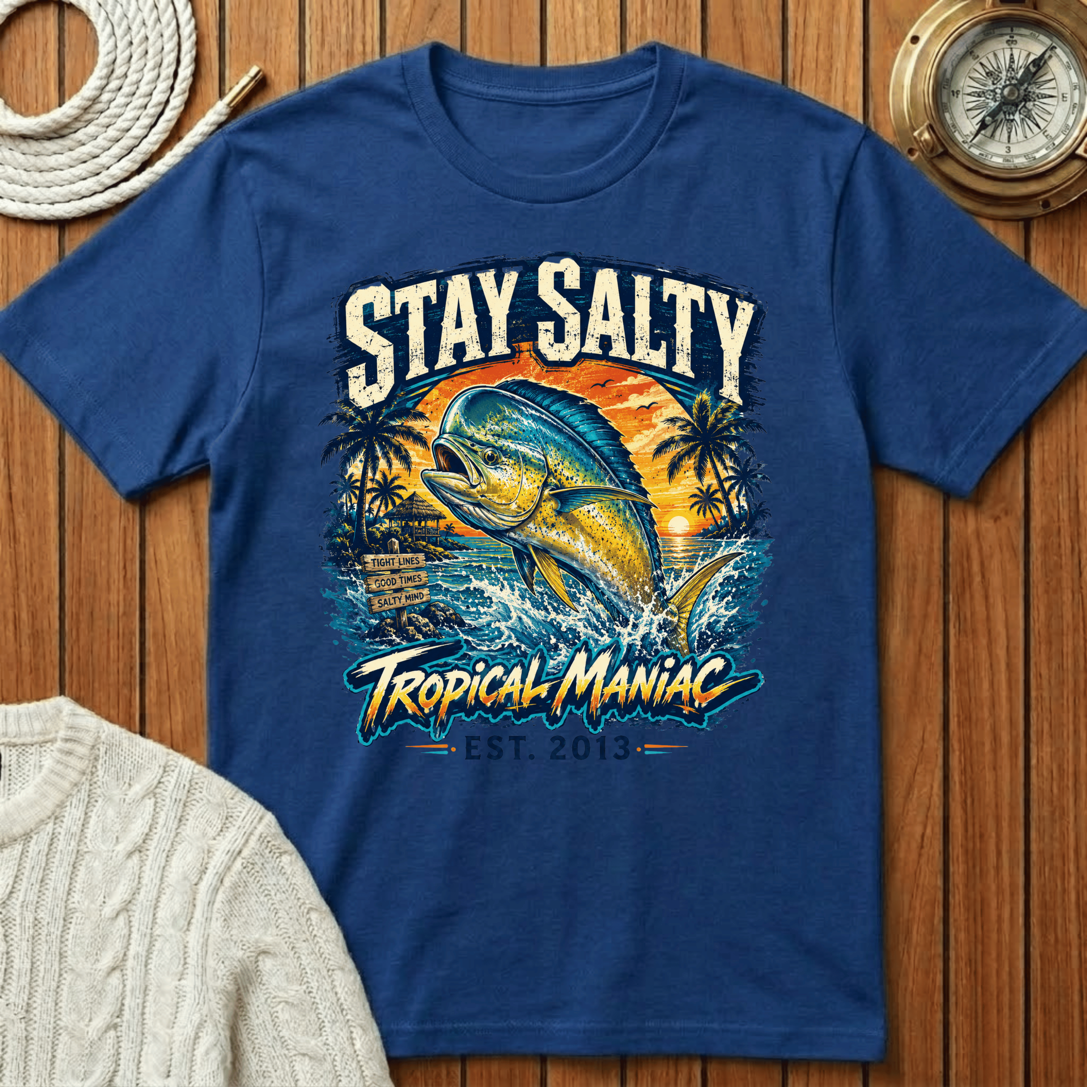 Stay Salty Fishing T-Shirt