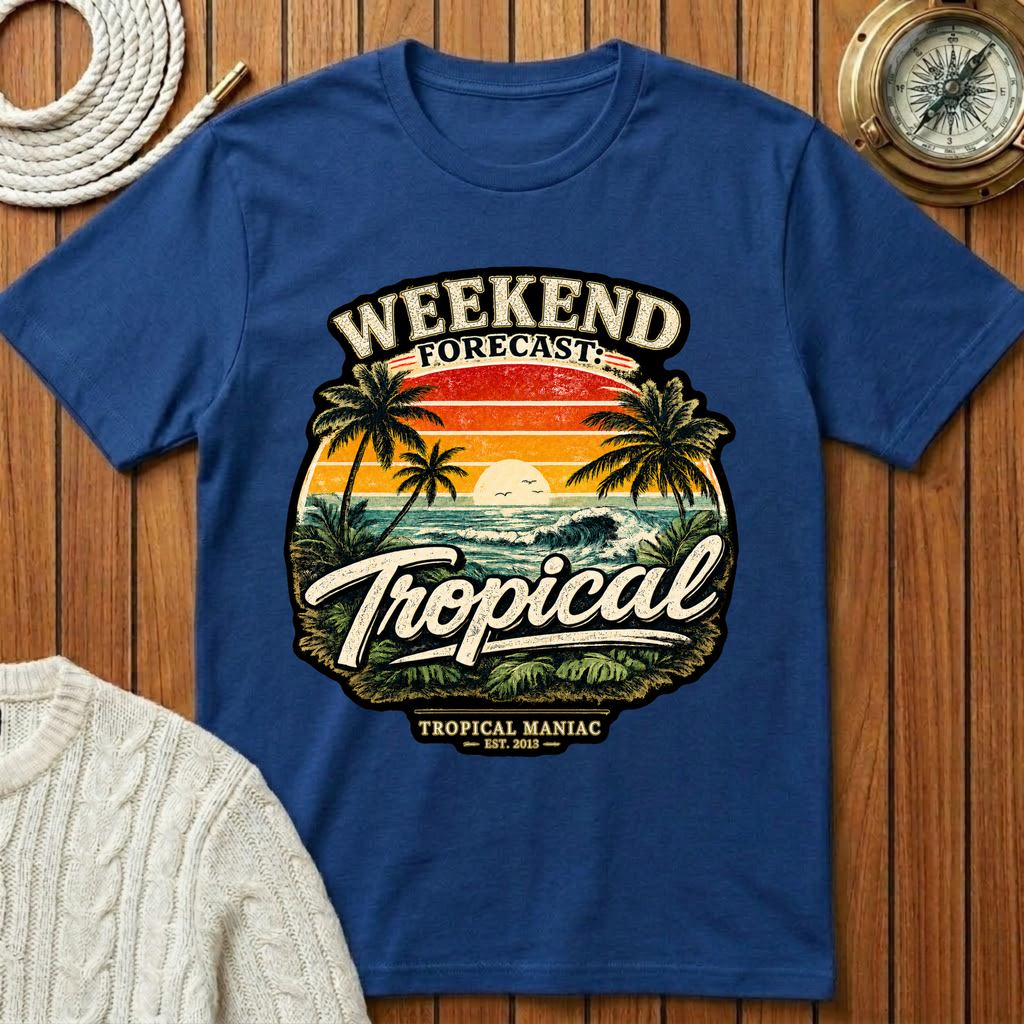 Weekend Forecast Tropical T-Shirt