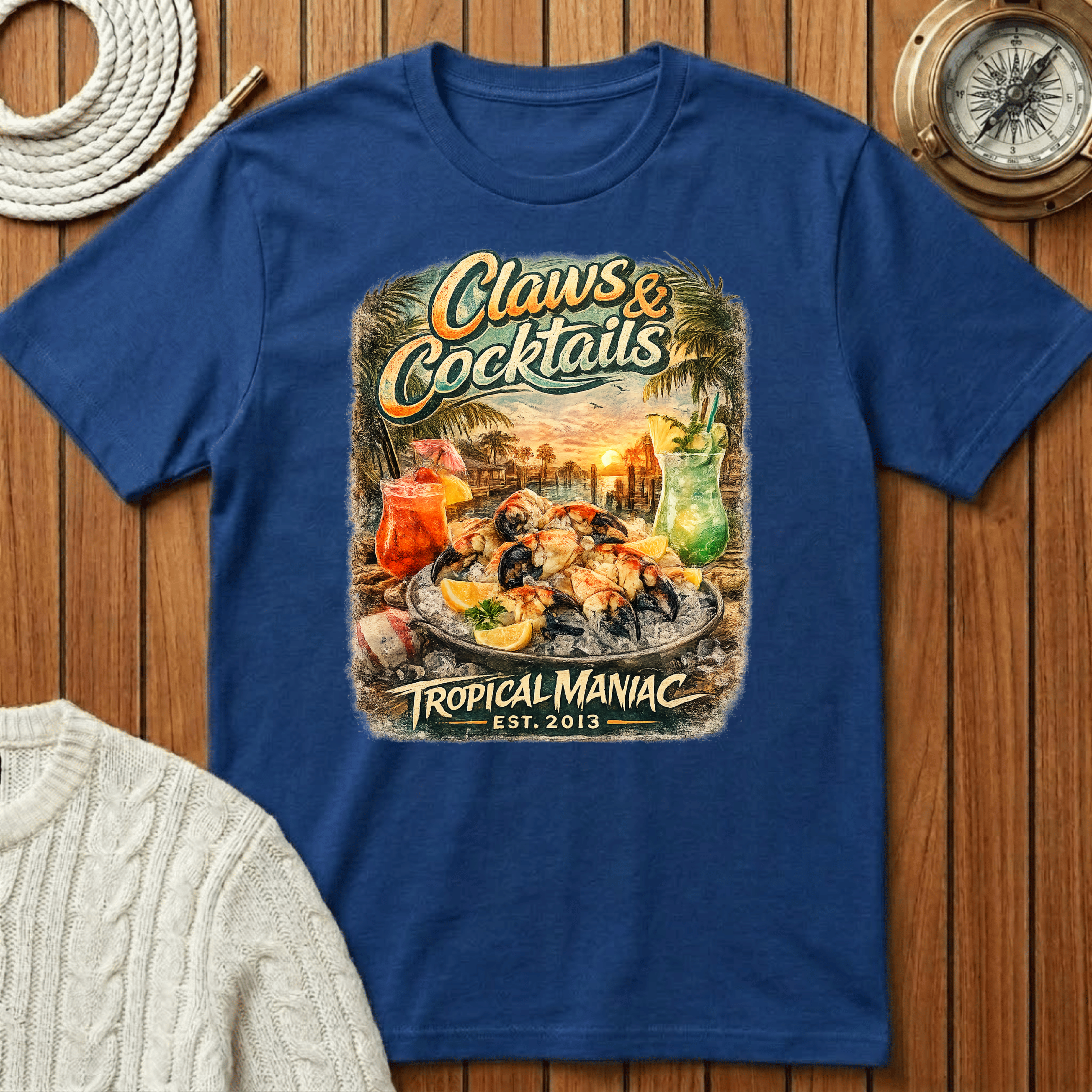 Claws & Cocktails Tropical T-Shirt