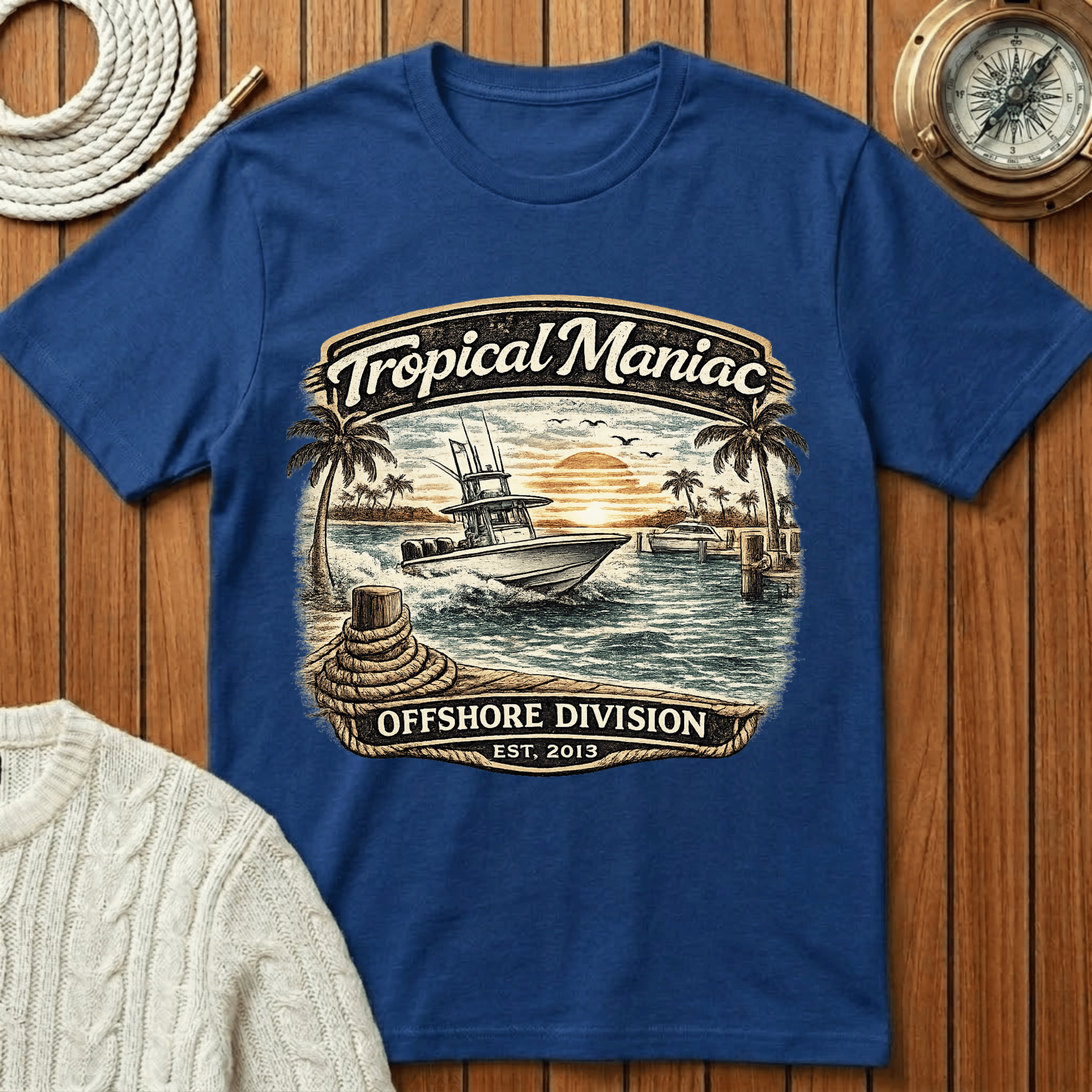 Tropical Maniac Offshore Division T-Shirt