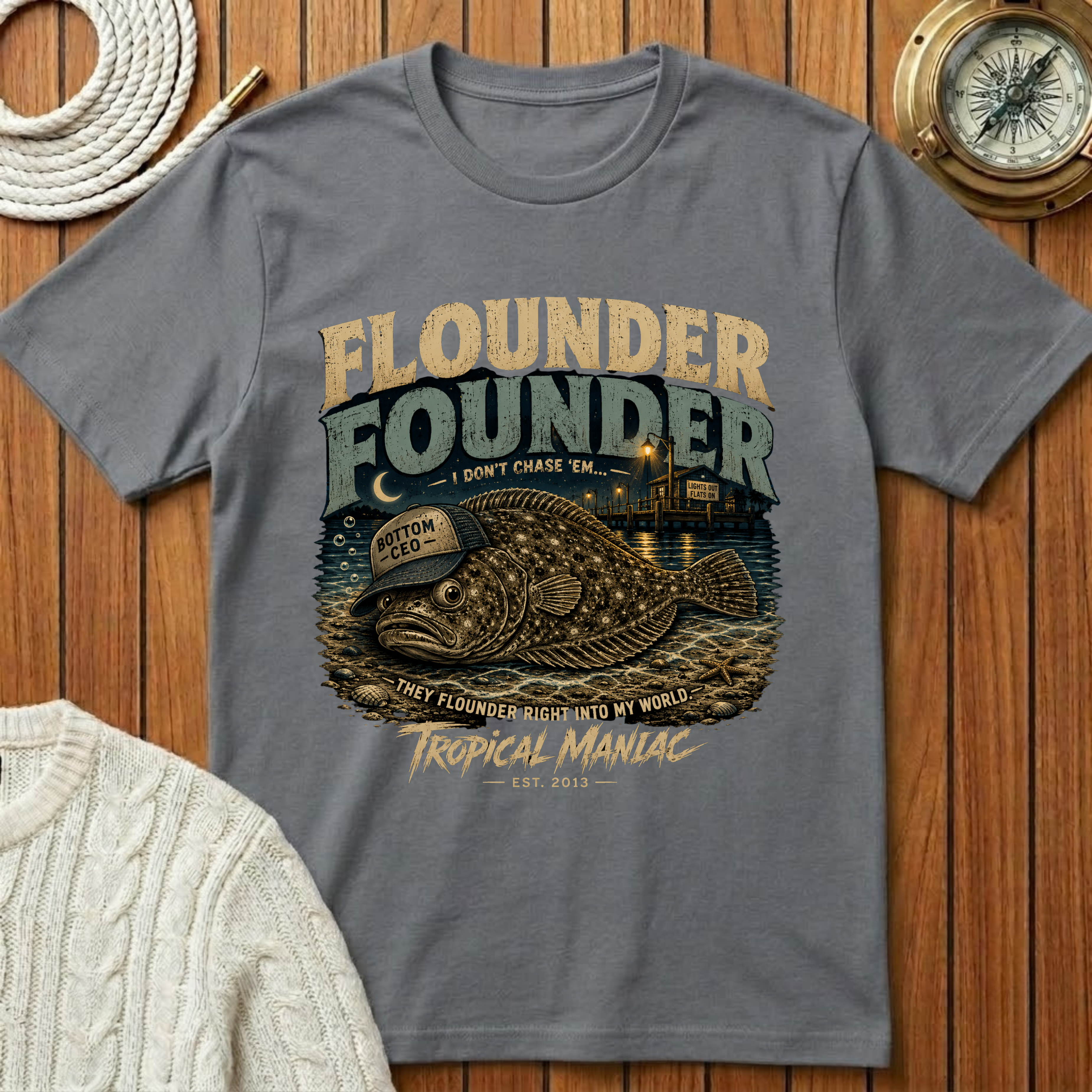 Flounder Founder T-Shirt